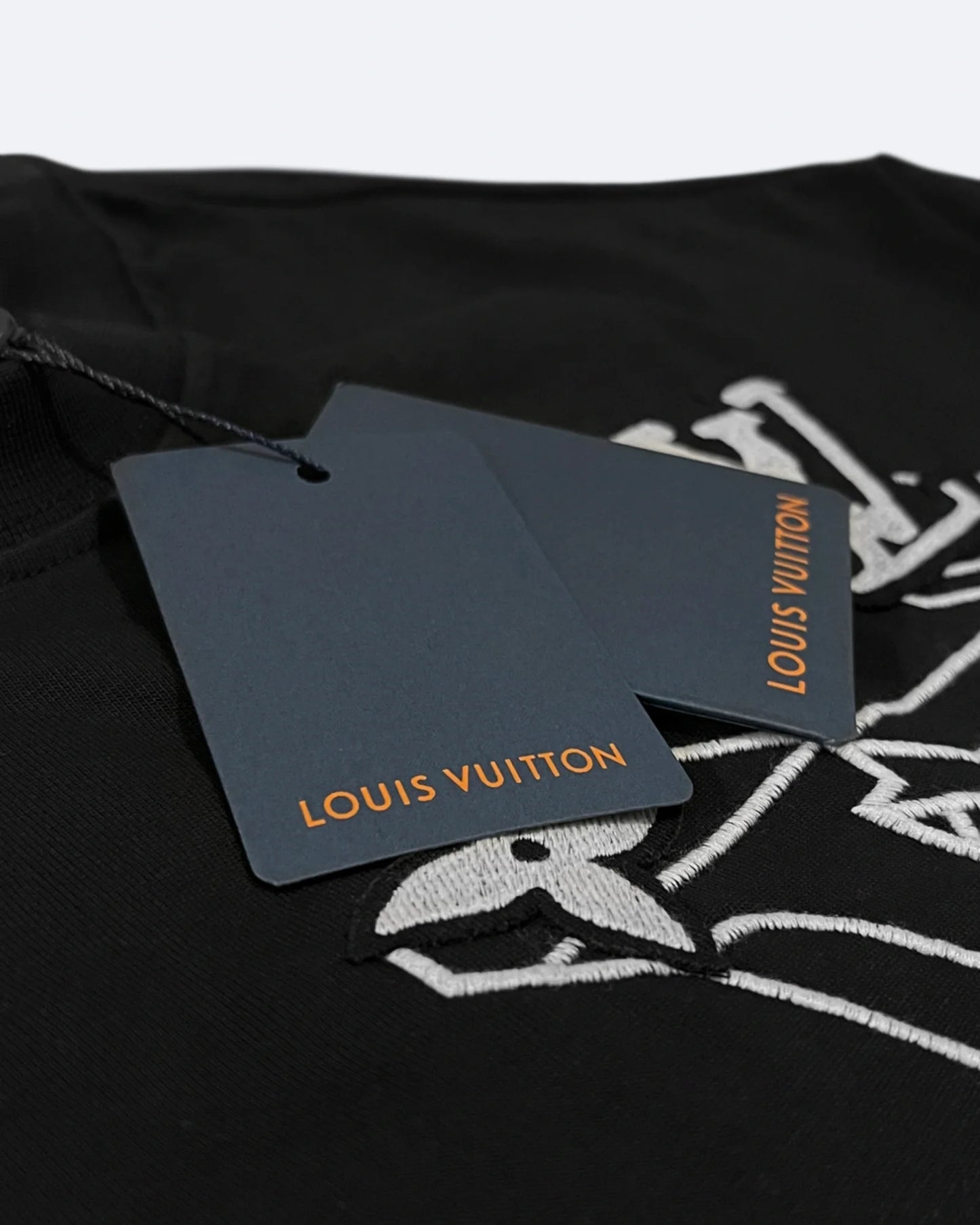Louis Vuitton - 3D Monogram Embroidery T-Shirt - Black