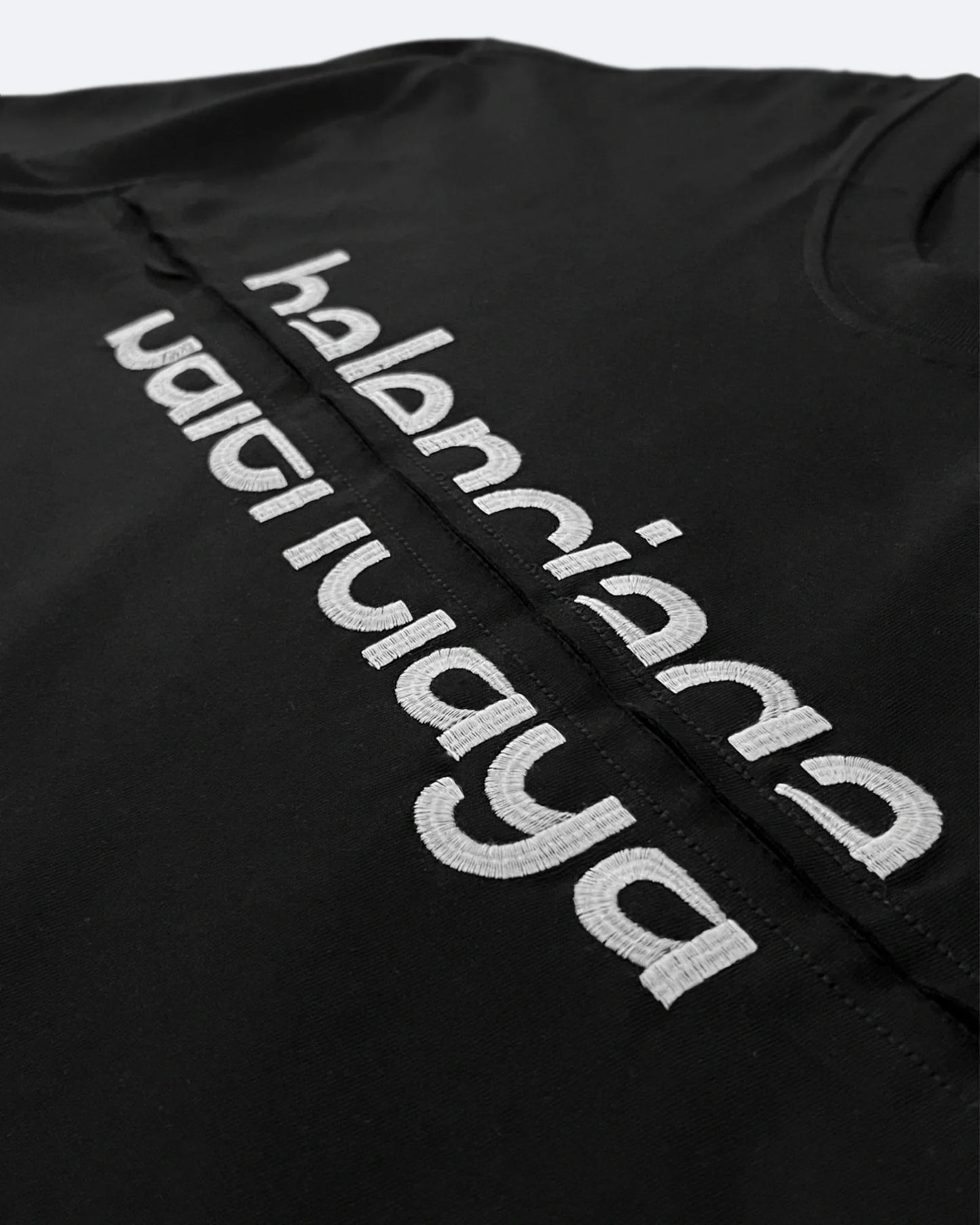 Balenciaga - Split Logo T-Shirt - Black