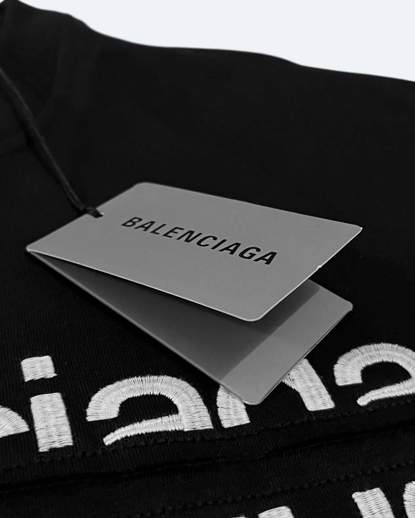 Balenciaga - Split Logo T-Shirt - Black