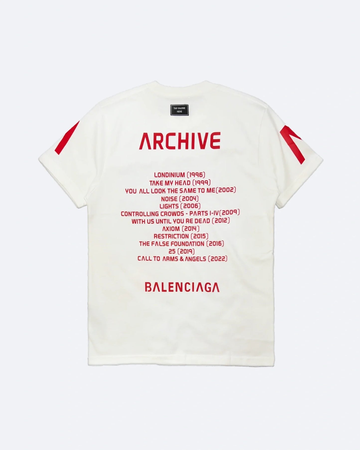 Balenciaga - Music x Archieve T-Shirt - White