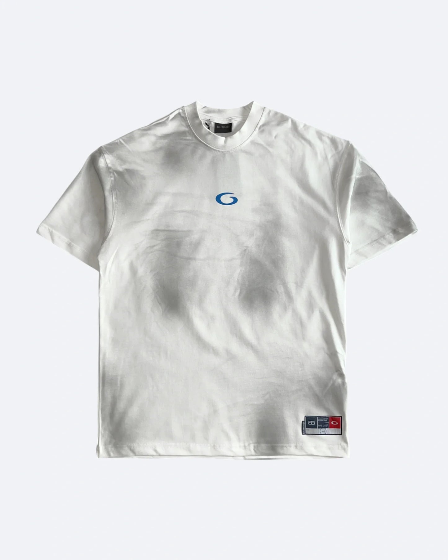 Balenciaga - G Logo College T-Shirt - Dirty White