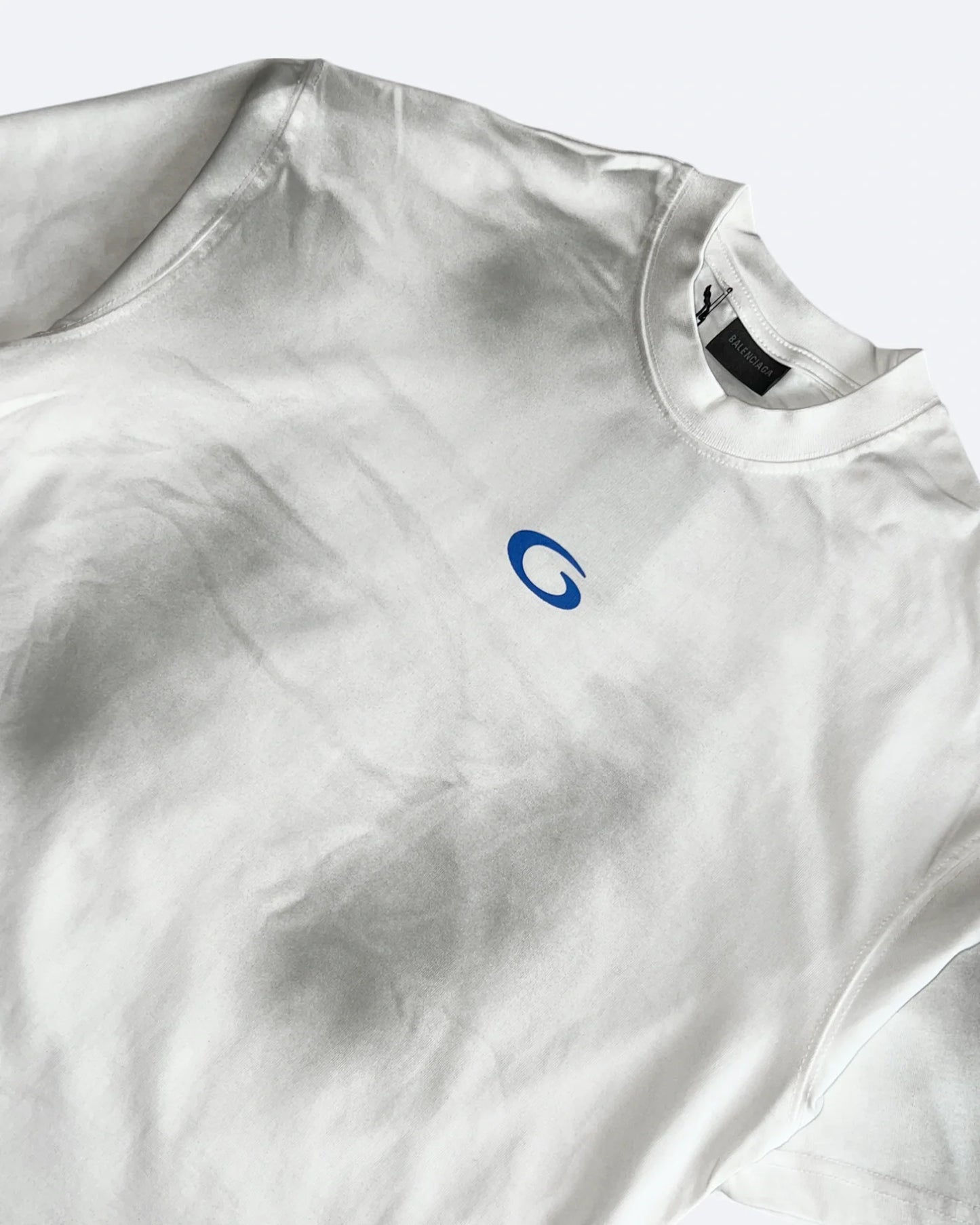 Balenciaga - G Logo College T-Shirt - Dirty White