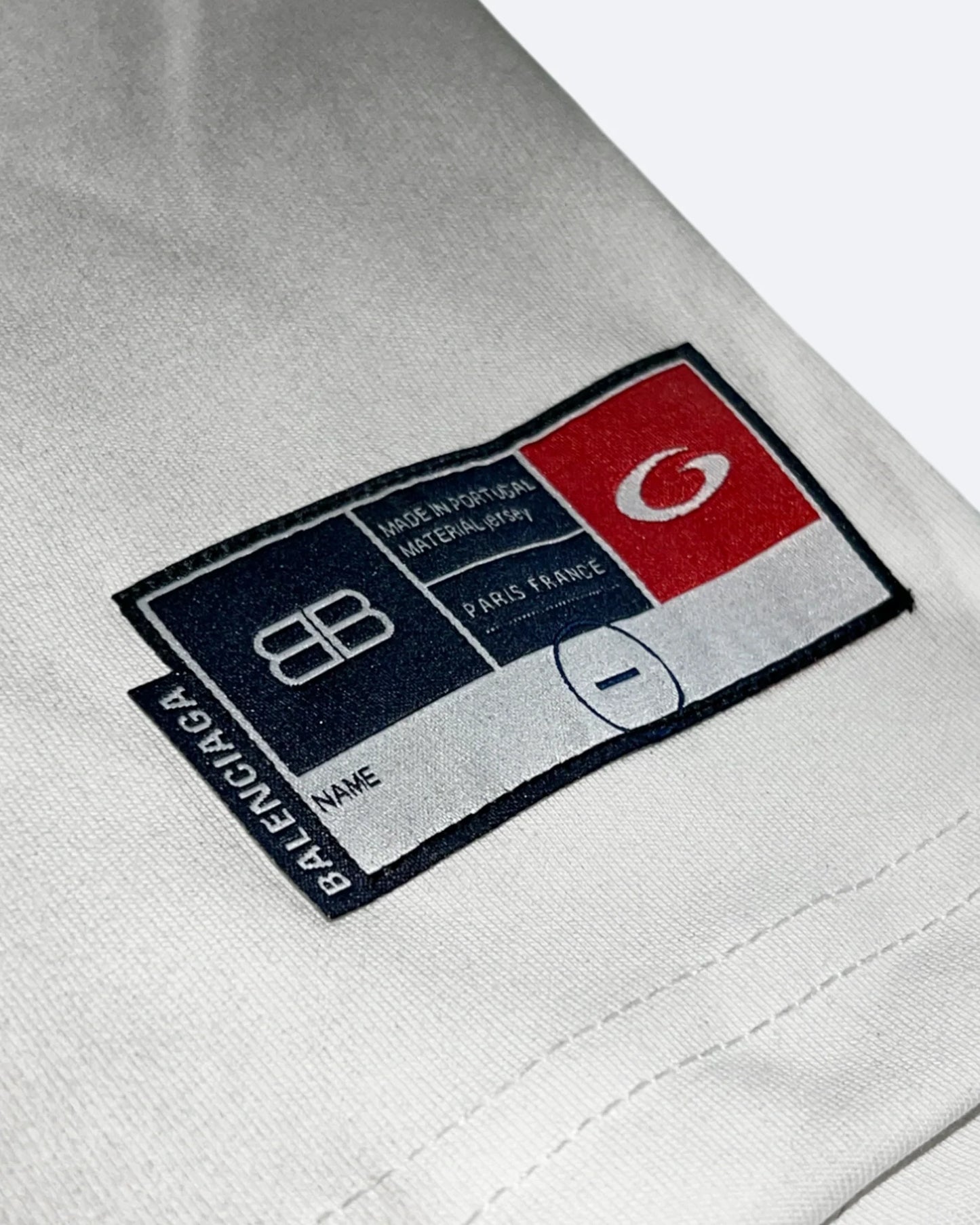 Balenciaga - G Logo College T-Shirt - Dirty White