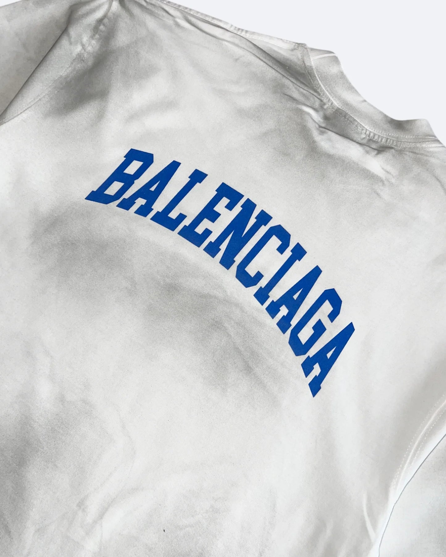 Balenciaga - G Logo College T-Shirt - Dirty White
