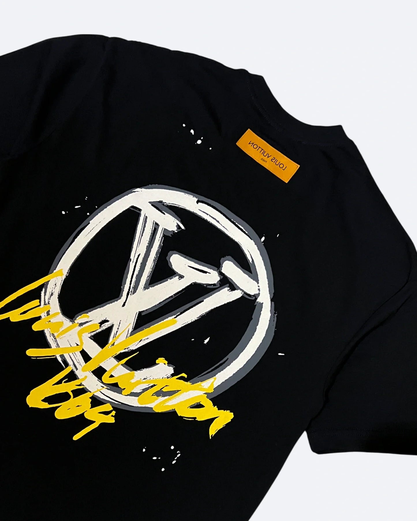 Louis Vuitton - LV Circle Graffiti Logo T-Shirt - Black