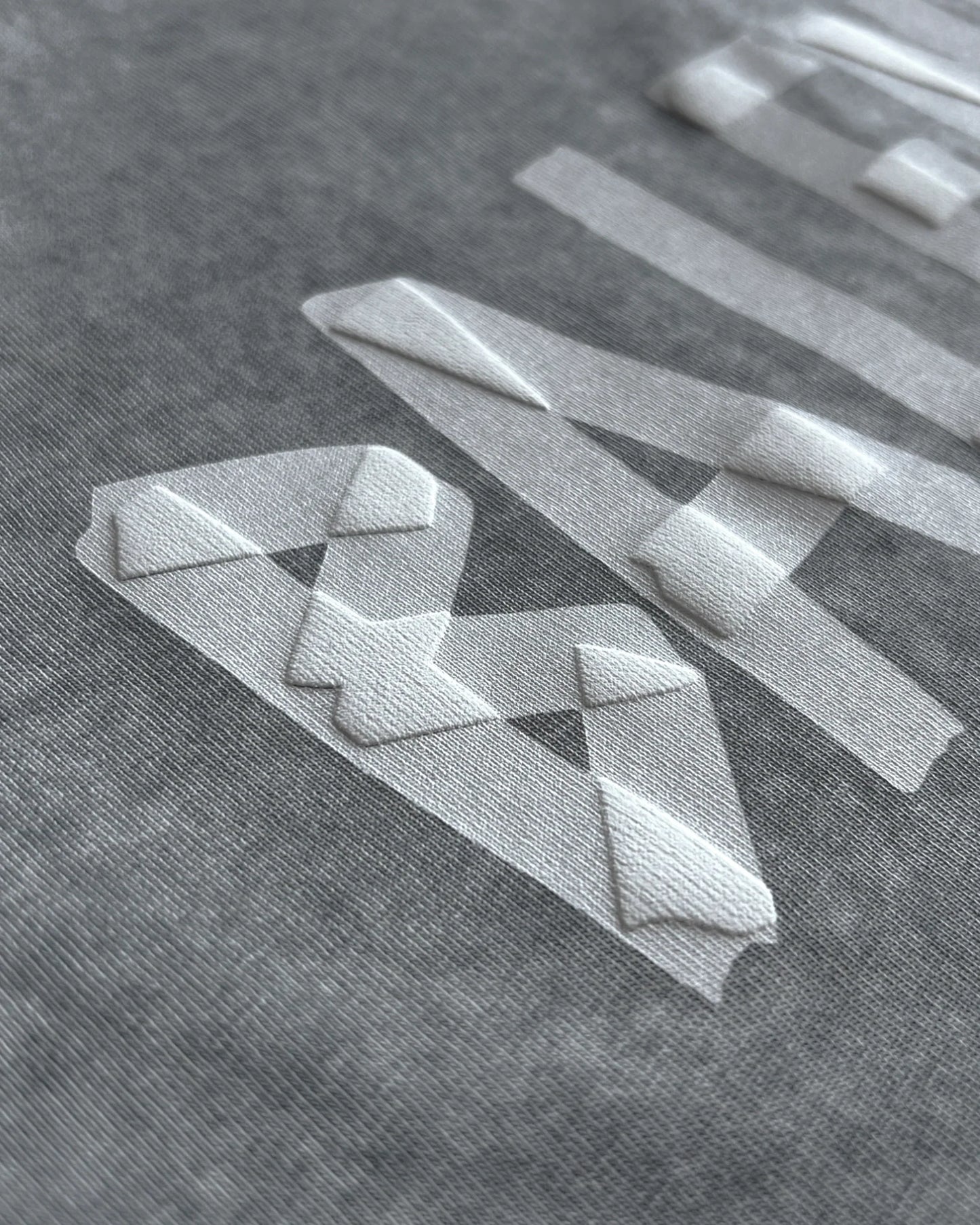 Balenciaga - White Tape T-Shirt - Gray