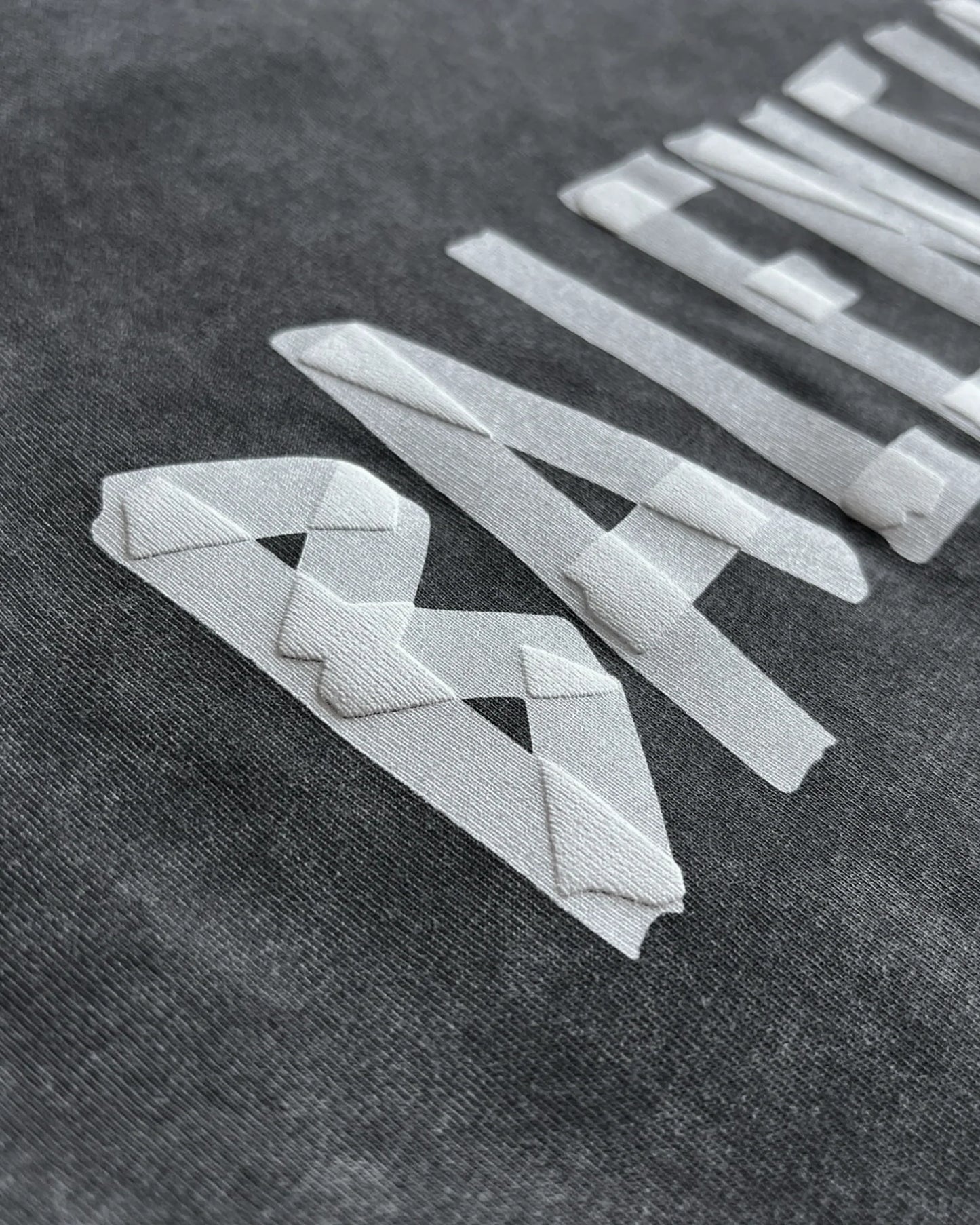 Balenciaga - White Tape T-Shirt - Dark Gray