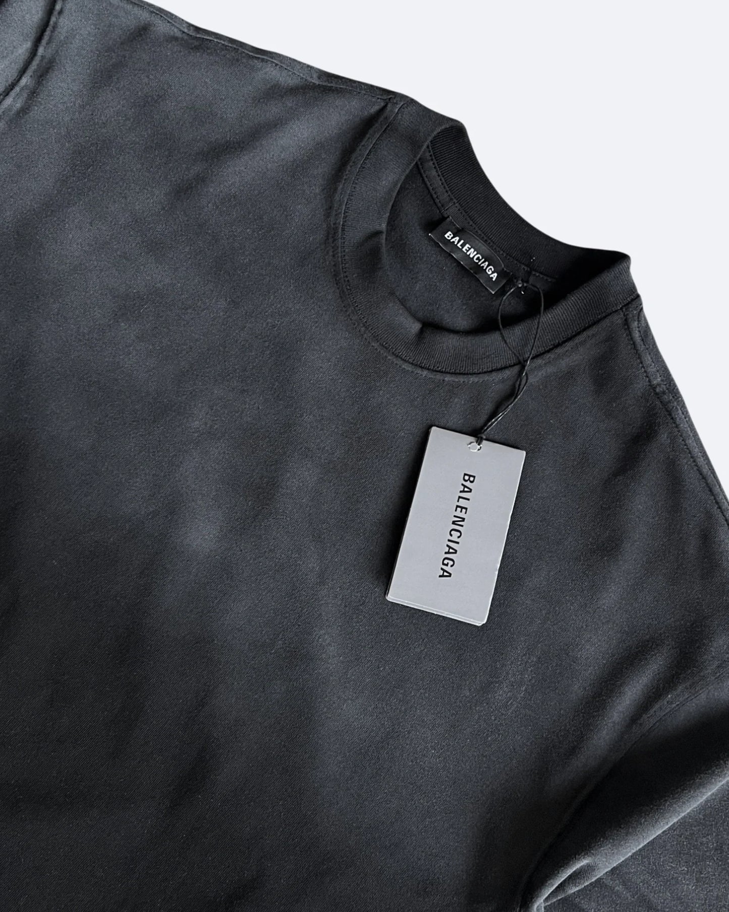 Balenciaga - Hellcurve Logo T-Shirt - Faded Black