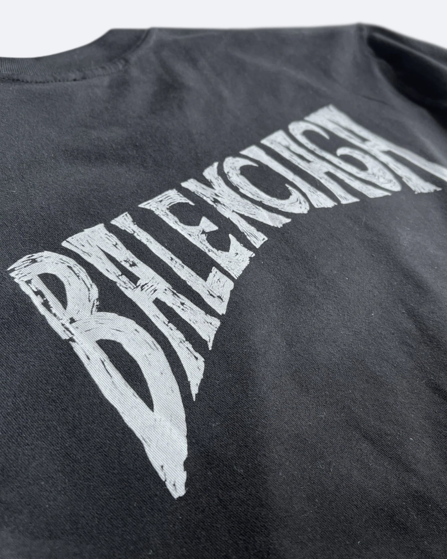 Balenciaga - Hellcurve Logo T-Shirt - Faded Black