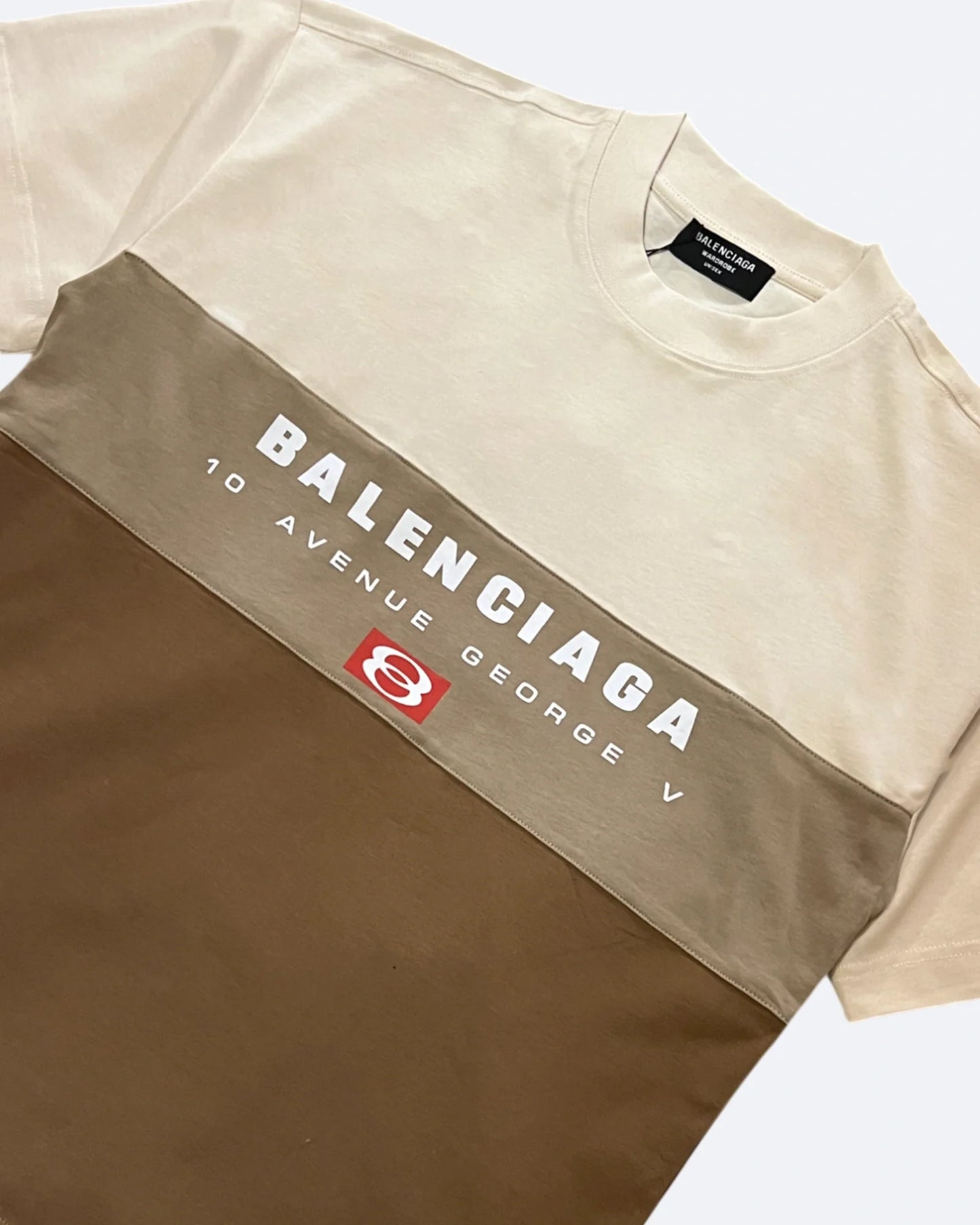 Balenciaga - Three-Piece T-Shirt - Beige/Brown