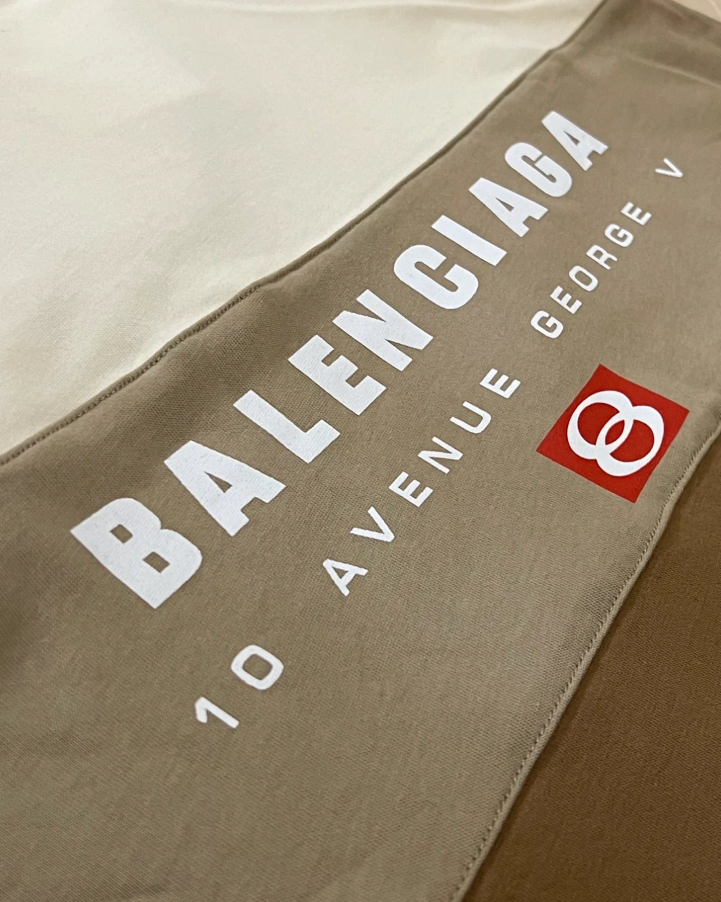 Balenciaga - Three-Piece T-Shirt - Beige/Brown