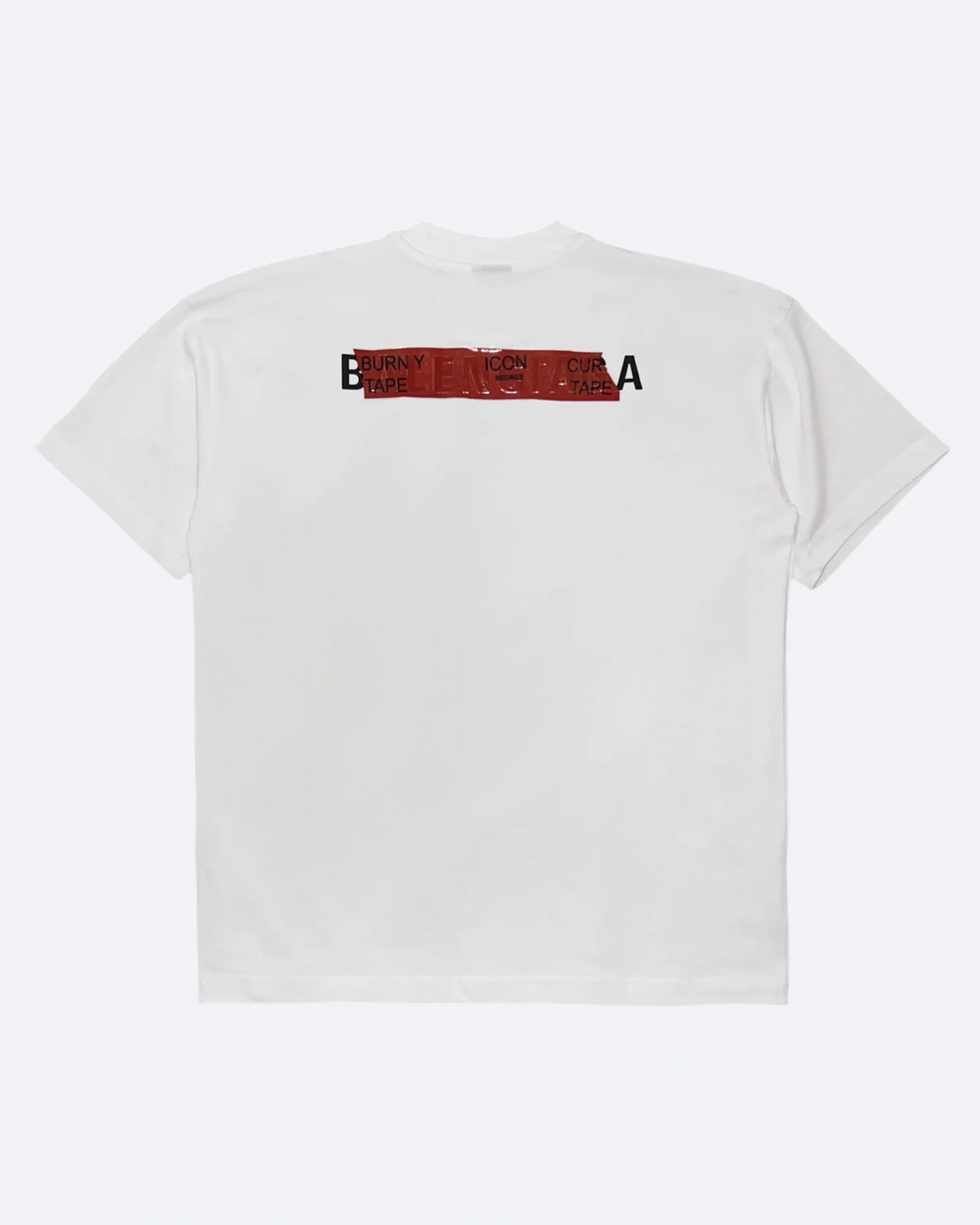 Balenciaga - Red Taped Logo T-Shirt - White