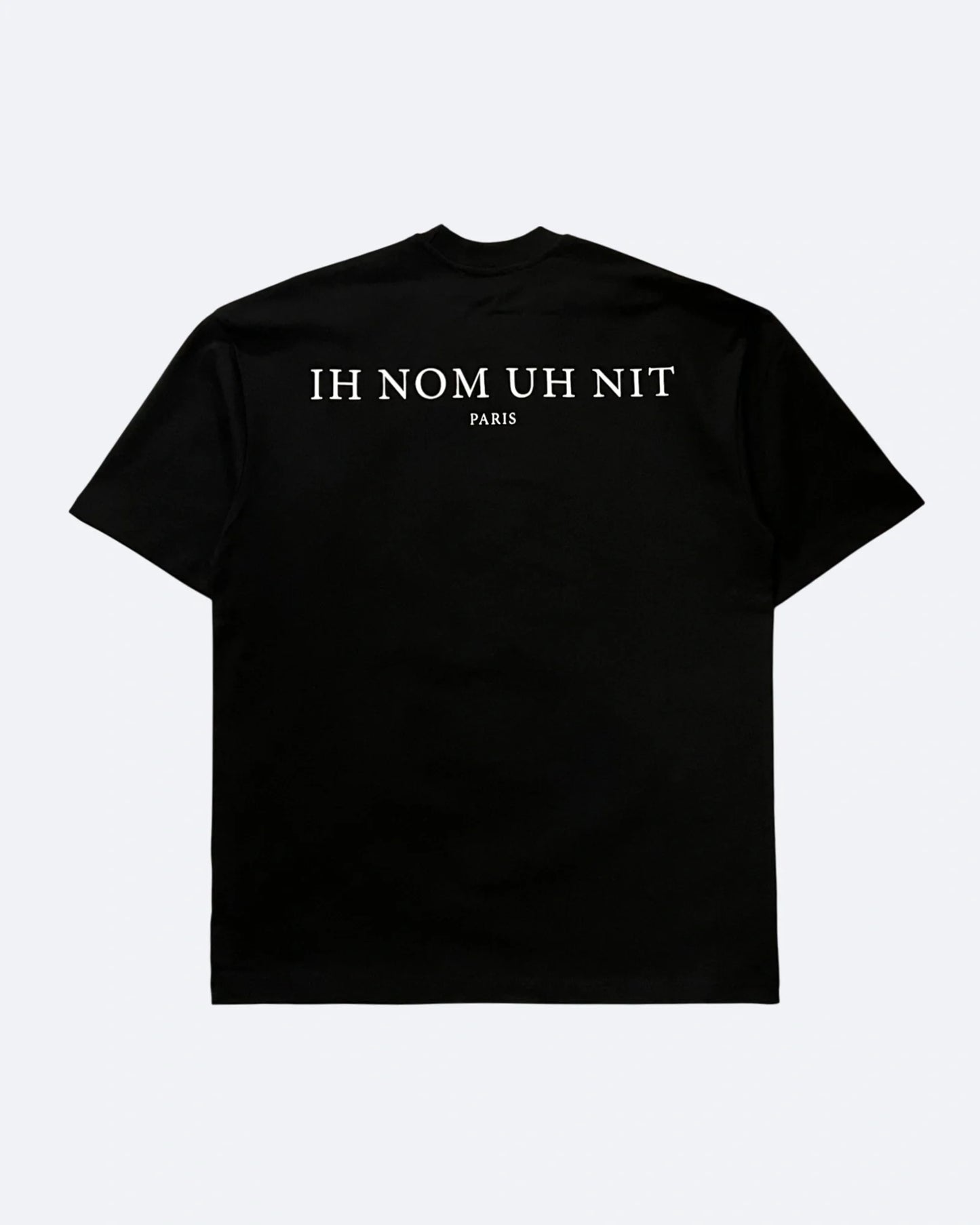 IH NOM UH NIT - Flower Mask T-shirt - Black