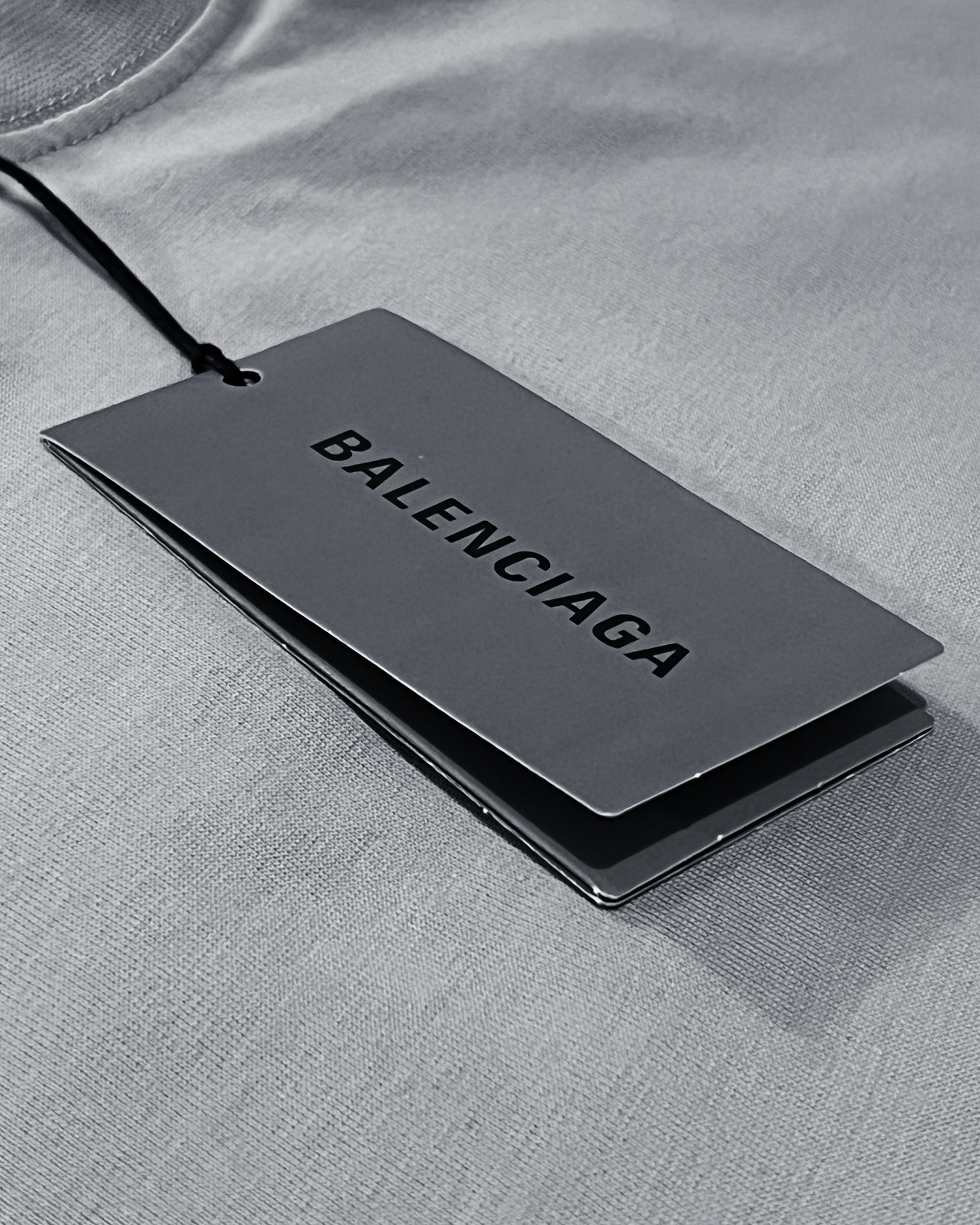 Balenciaga - Red Caution Tape T-Shirt - Beige