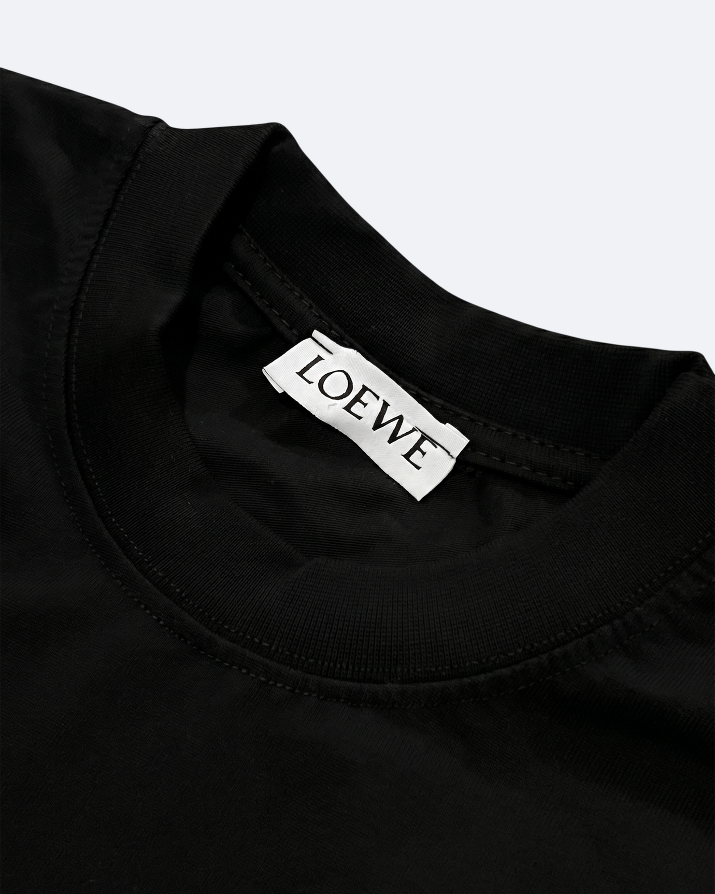 Loewe - Logo Embroidery T-Shirt - Black