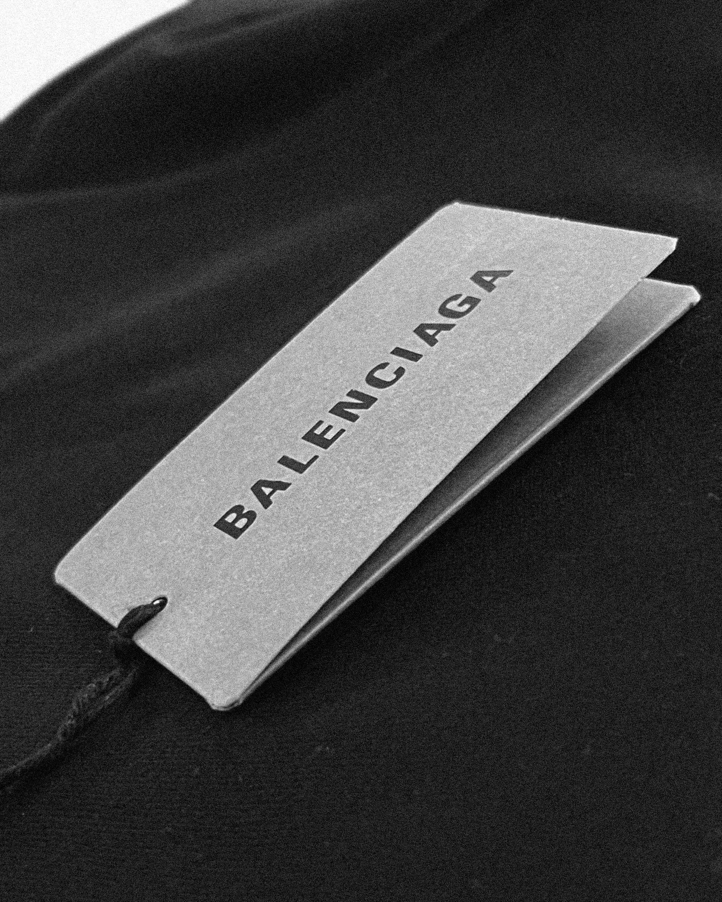 Balenciaga - 3B Logo T-Shirt - Black and Dark Gray