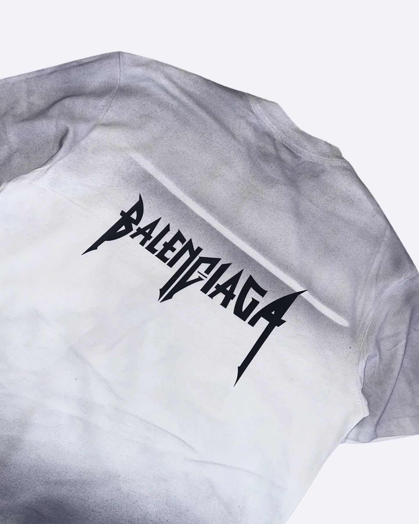 Balenciaga - Metal Logo Oversized T-Shirt - Light Gray