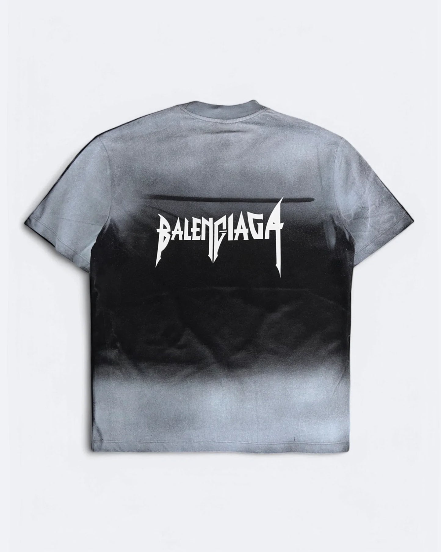 Balenciaga - Metal Logo Oversized T-Shirt - Dark Gray