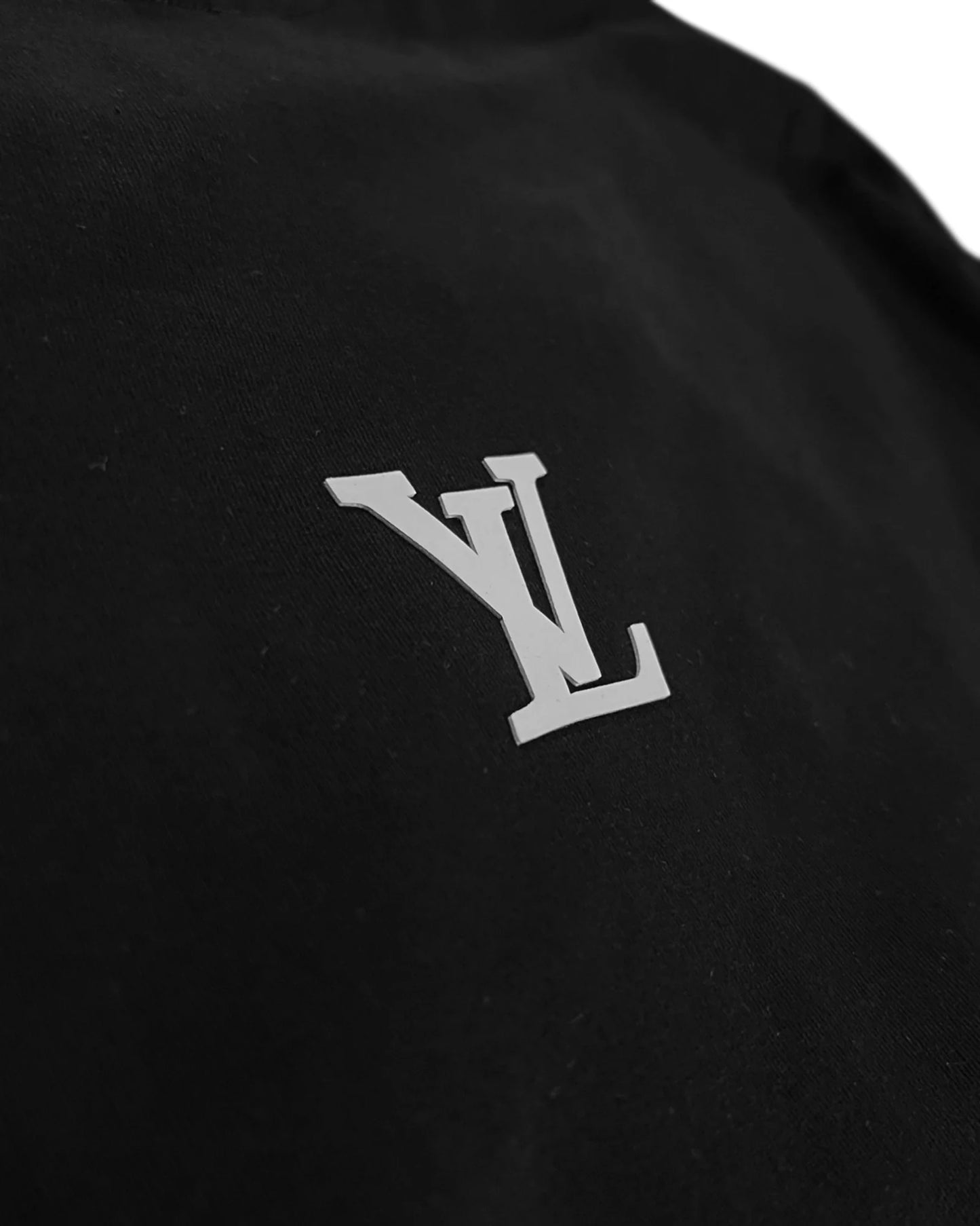 Louis Vuitton - LV Rubber Logo Oversized T-Shirt - Black