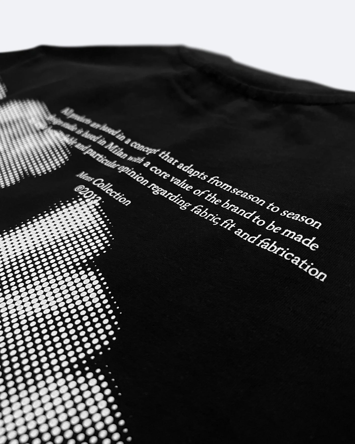 Off-White - 3D Halftone Logo Oversized T-Shirt - Black