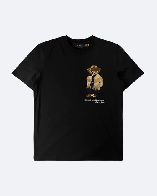 Ralph Lauren - Cowboy Polo Bear T-Shirt - Black