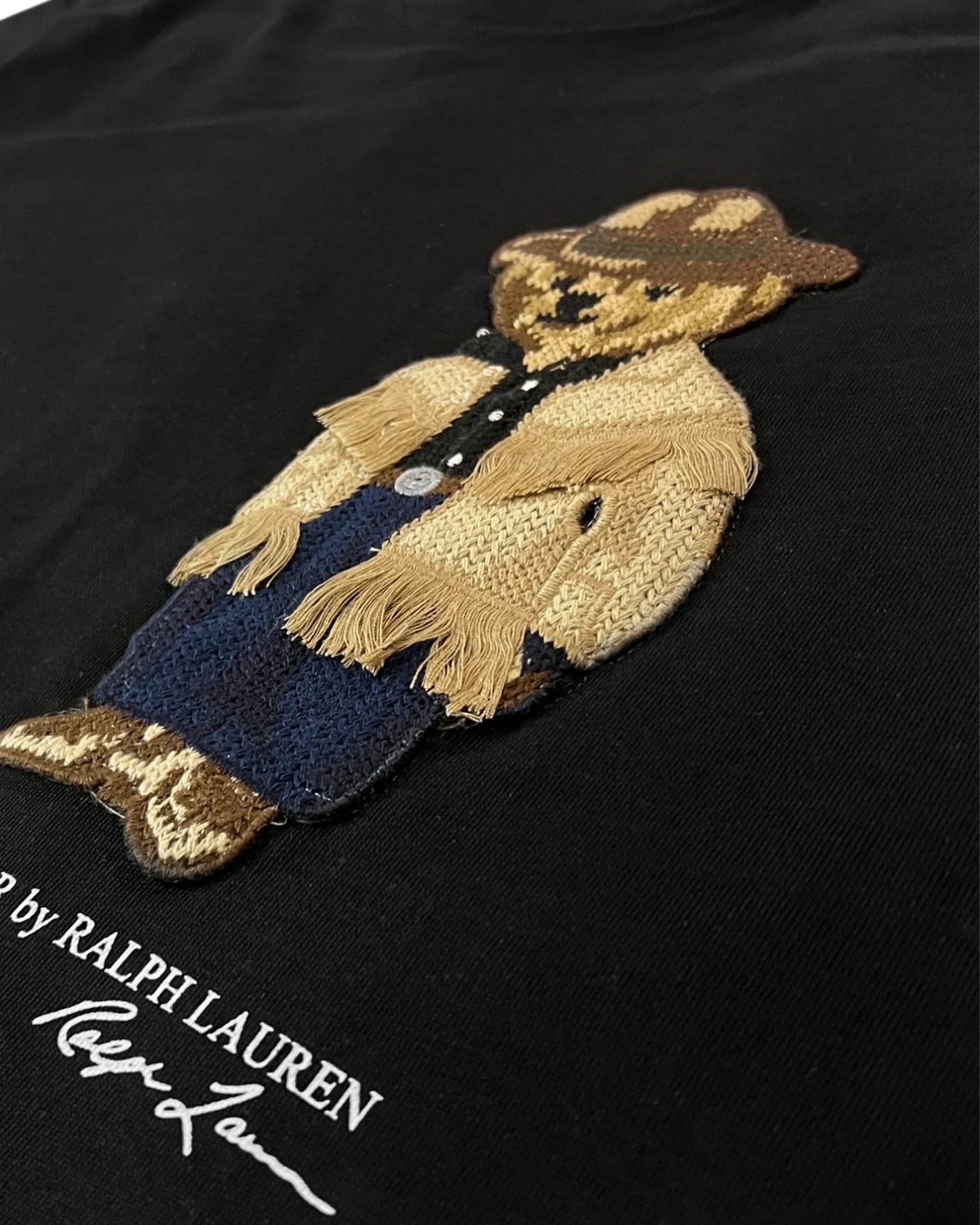 Ralph Lauren - Cowboy Polo Bear T-Shirt - Black