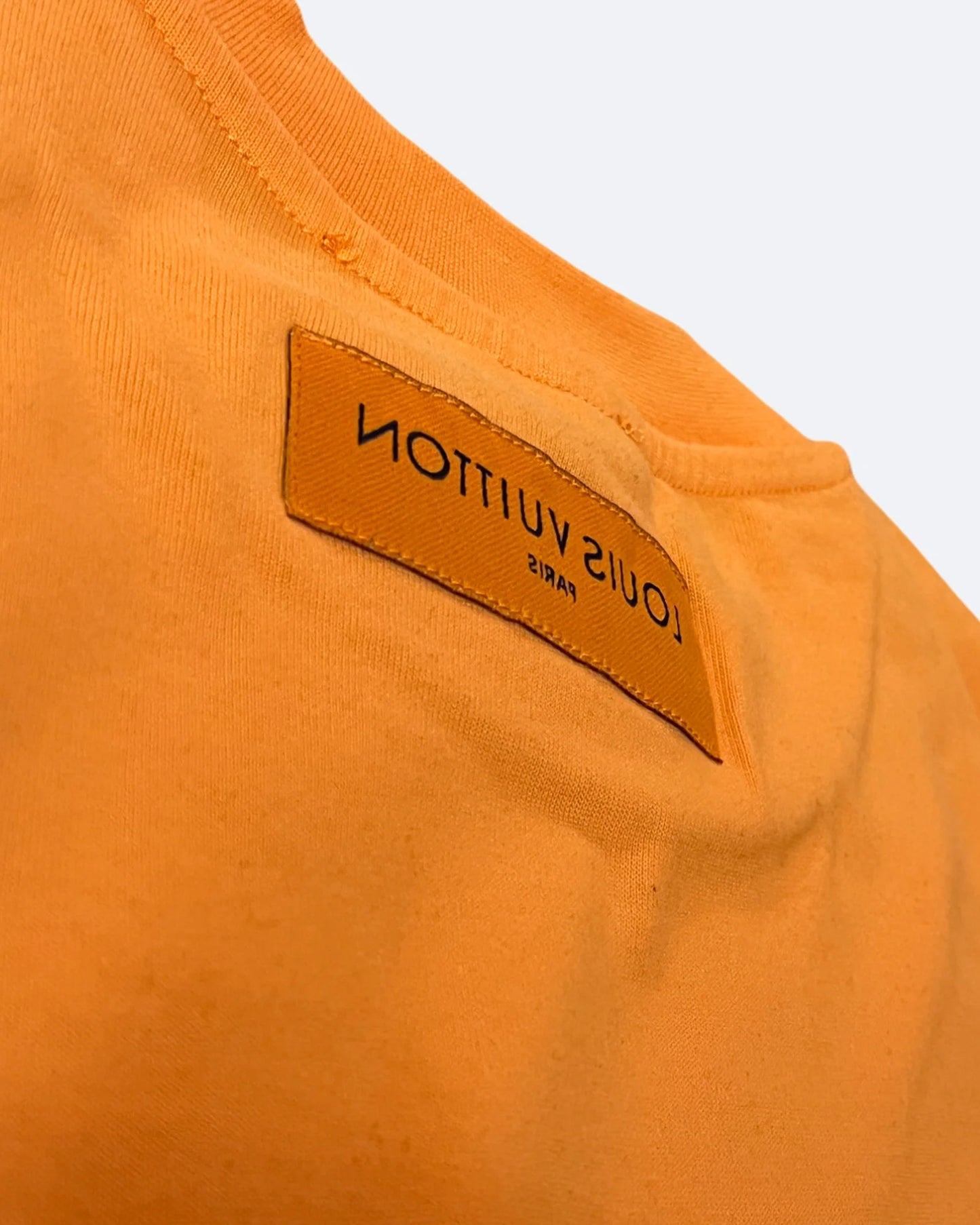 Louis Vuitton - LV Logo Seamed T-Shirt - Orange