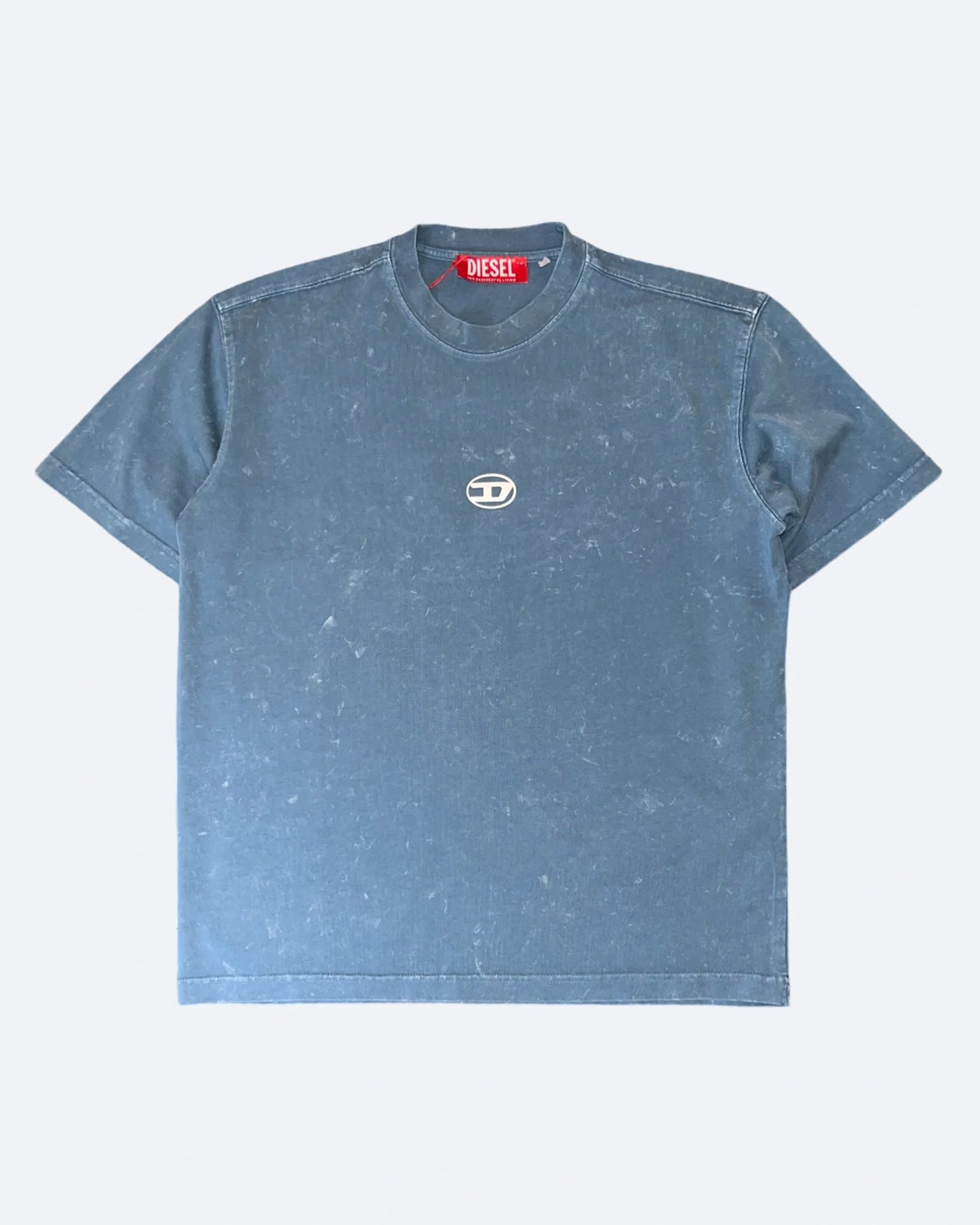 Diesel - Denim Logo T-Shirt - Blue
