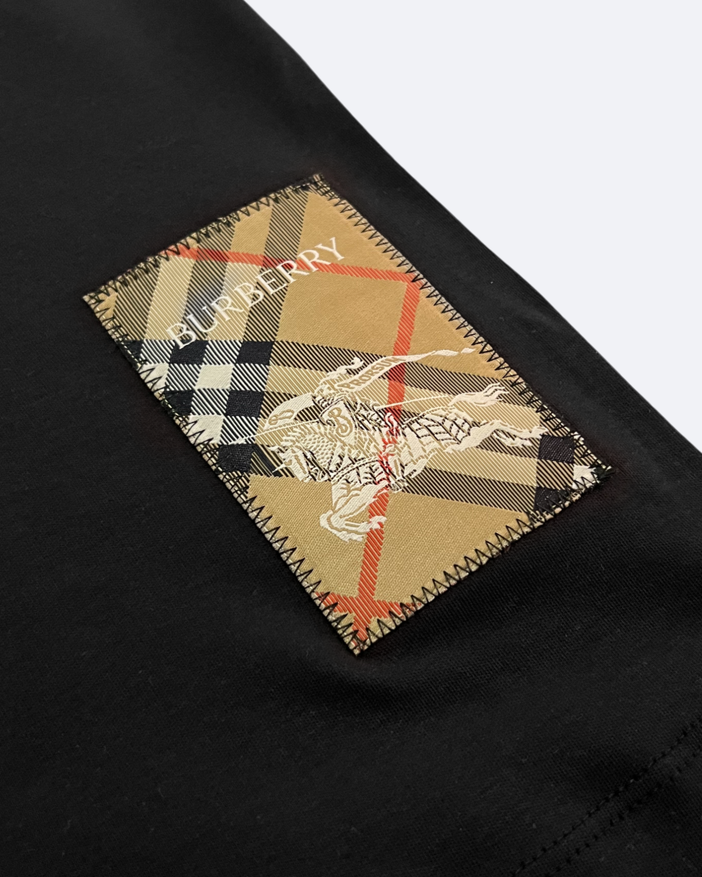 Burberry - Pattern Patch T-Shirt - Black
