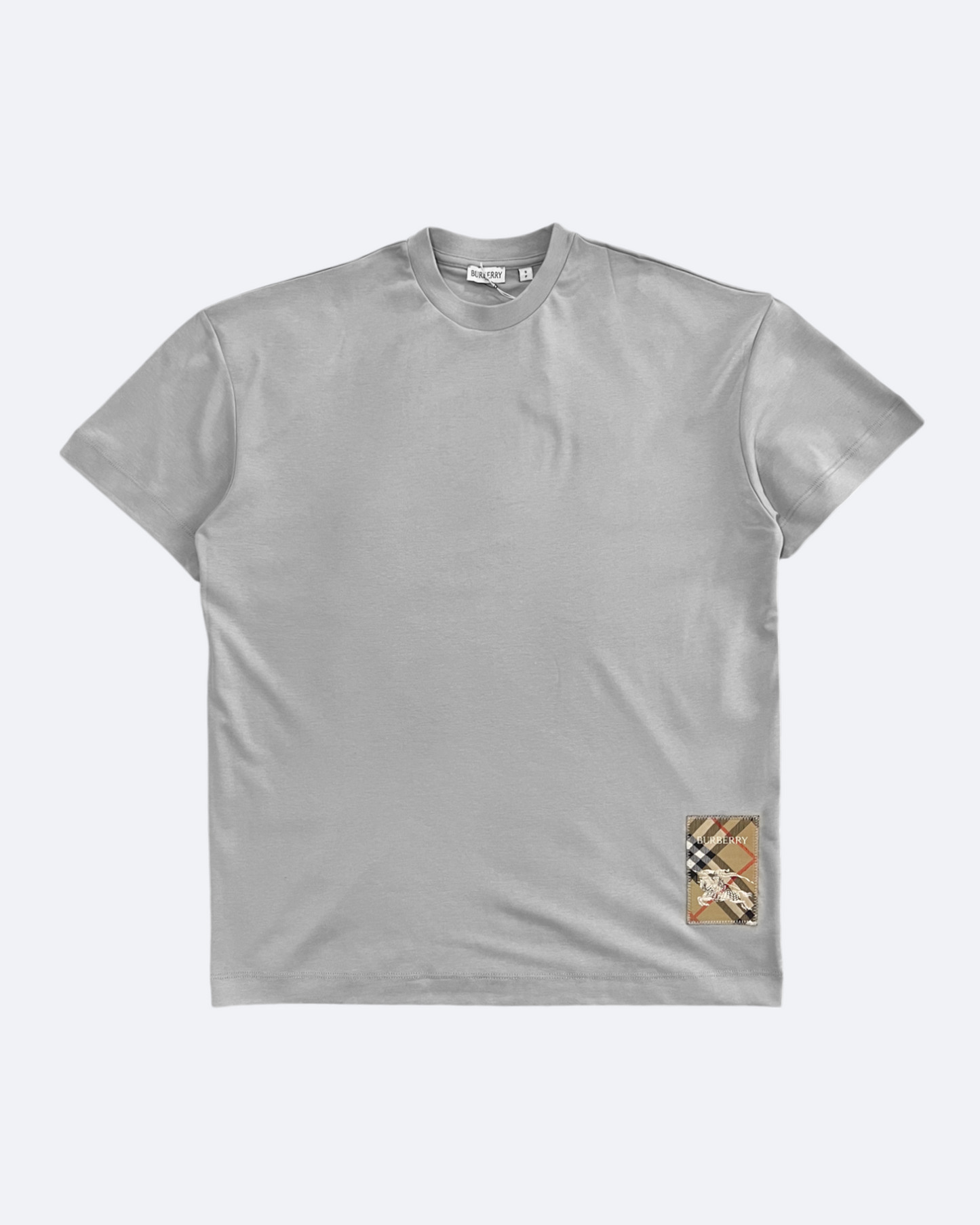 Burberry - Pattern Patch T-Shirt - Gray
