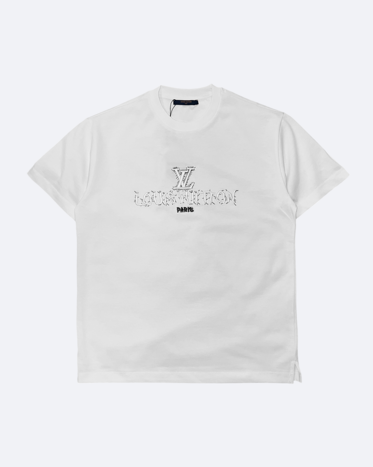 Louis Vuitton - LV Logo Stitched T-Shirt - White