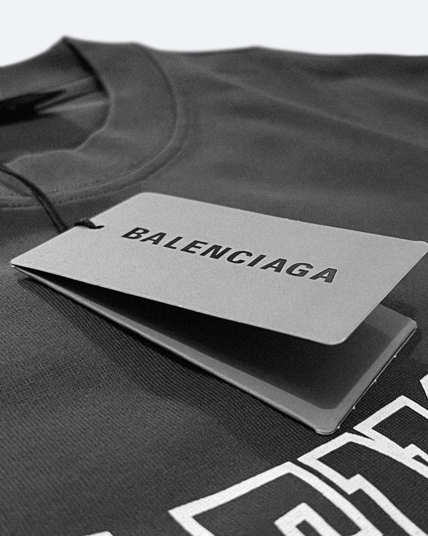 Balenciaga - Boxing Logo T-Shirt - Dark Gray