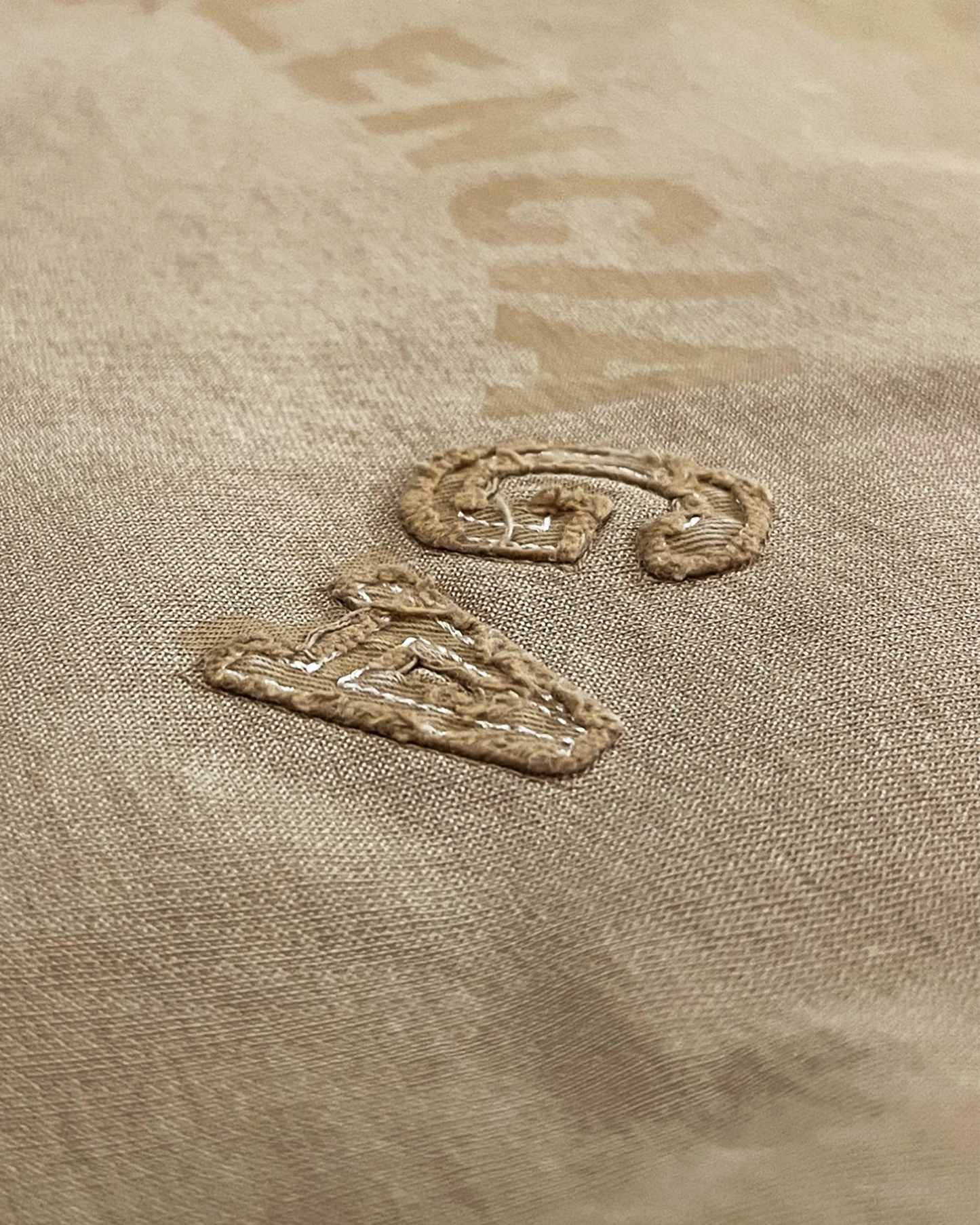 Balenciaga - Curved Logo T-Shirt - Beige