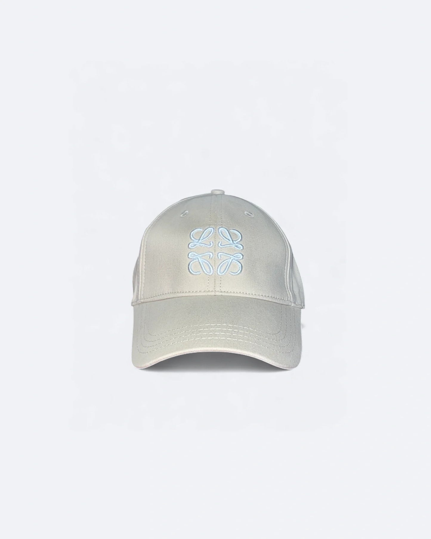 Loewe - White Logo Embroidery Cap - Cream