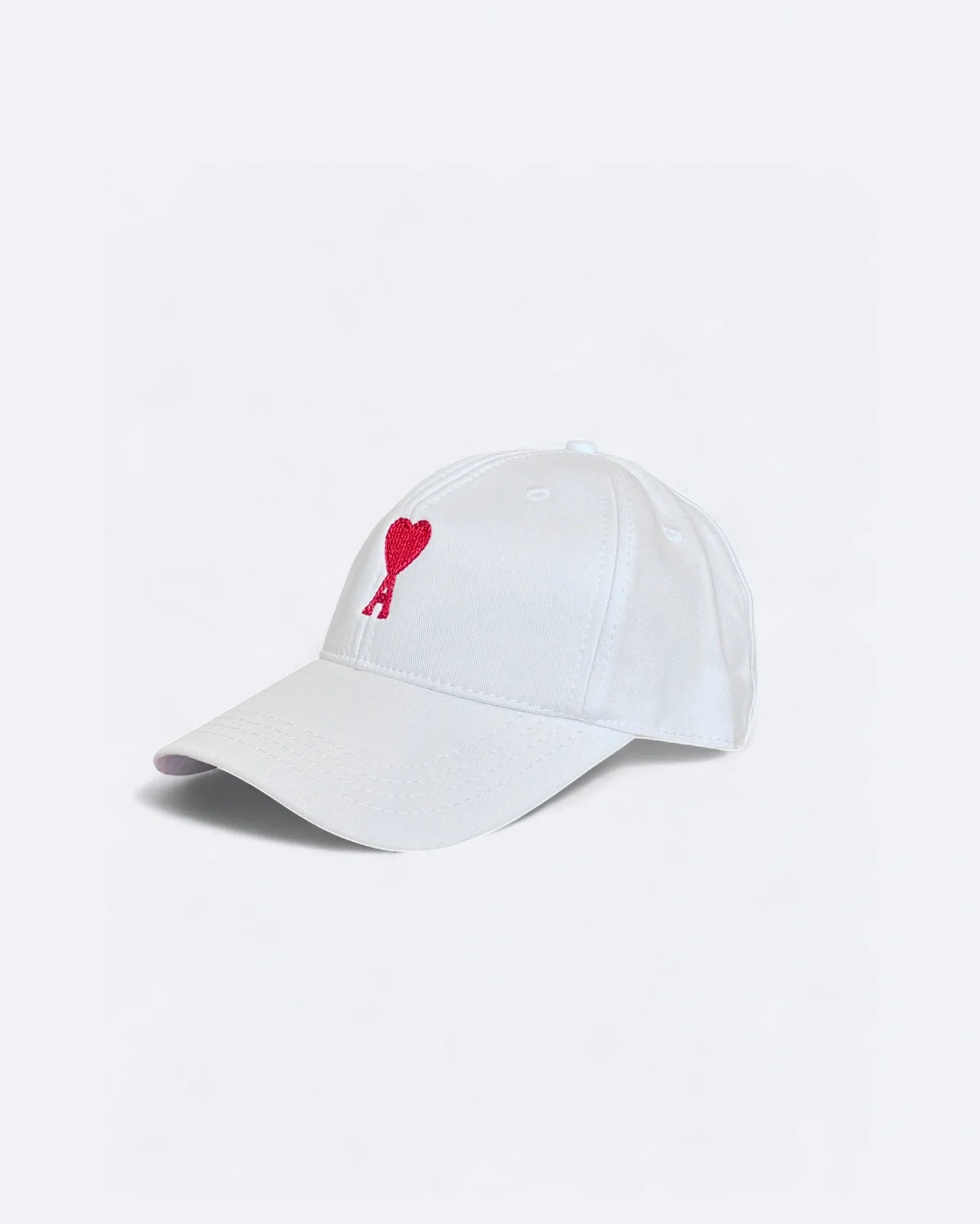 AMI - Logo Embroidery Cap - White
