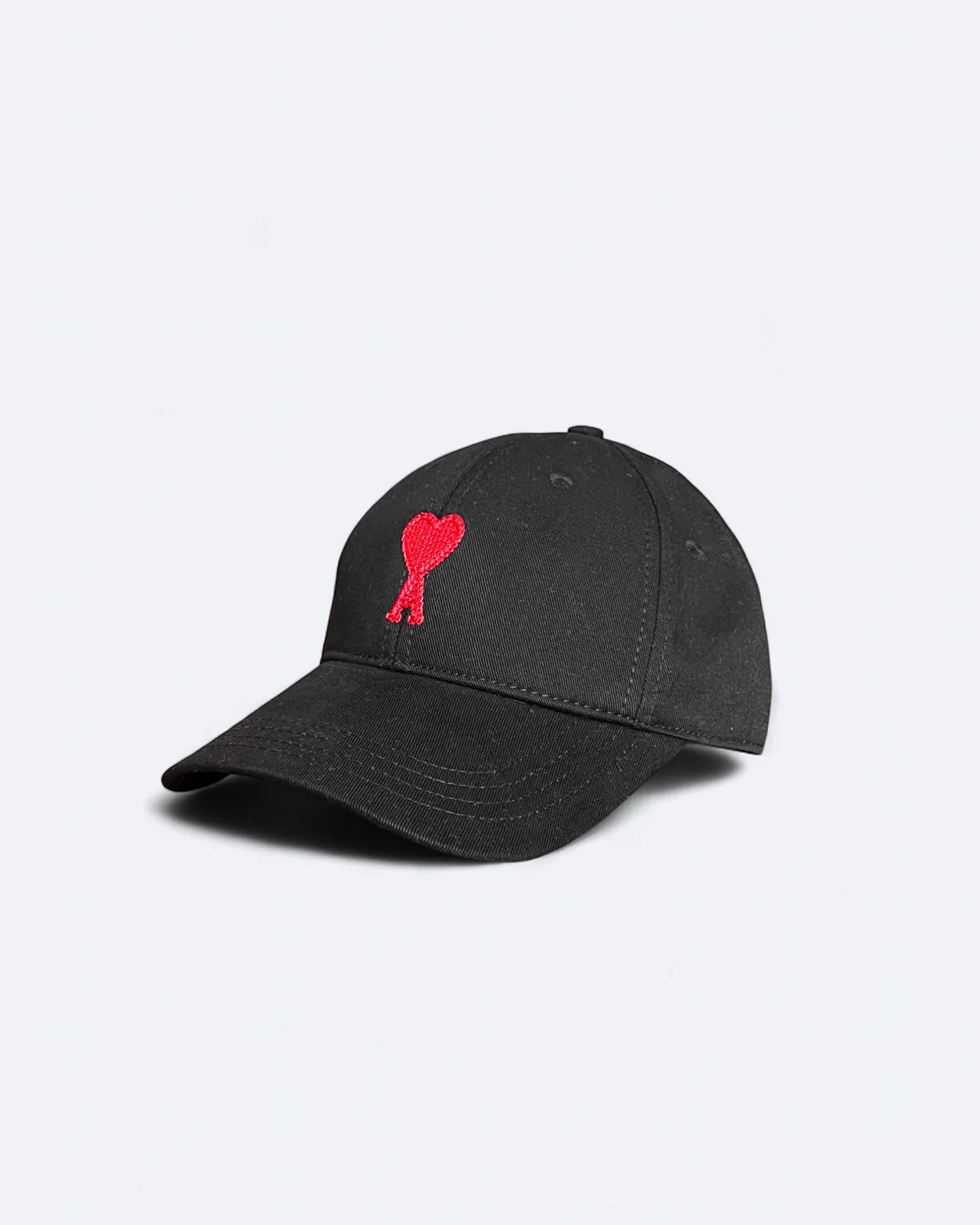 AMI - Logo Embroidery Cap - Black