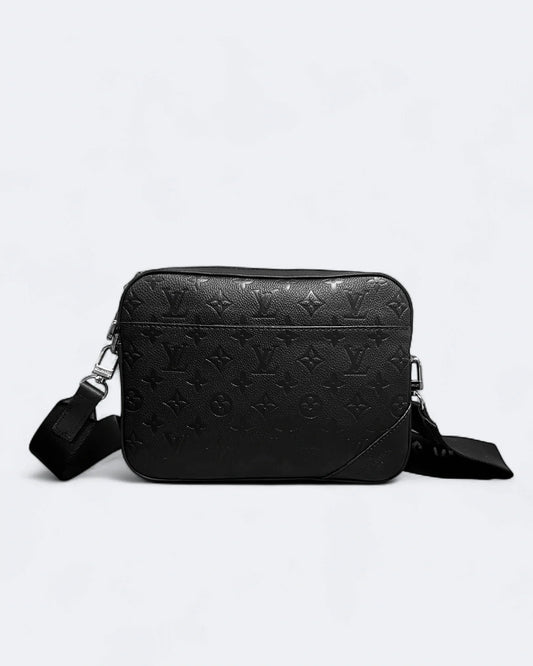 Louis Vuitton - LV Embossed Leather Duo Bags - Black