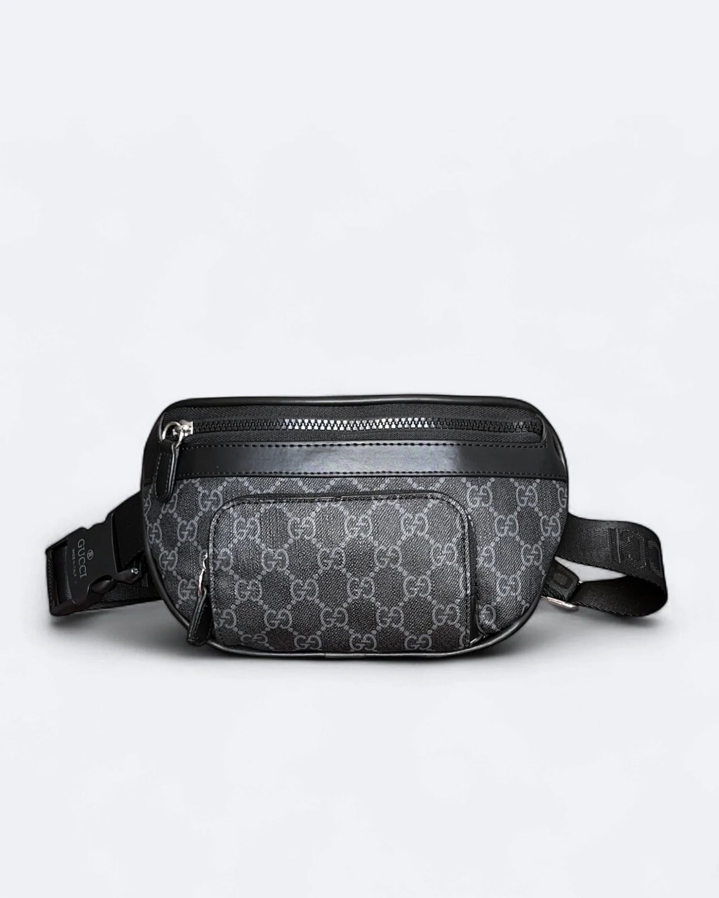 Gucci - GG Canvas Crossbody Bag - Black