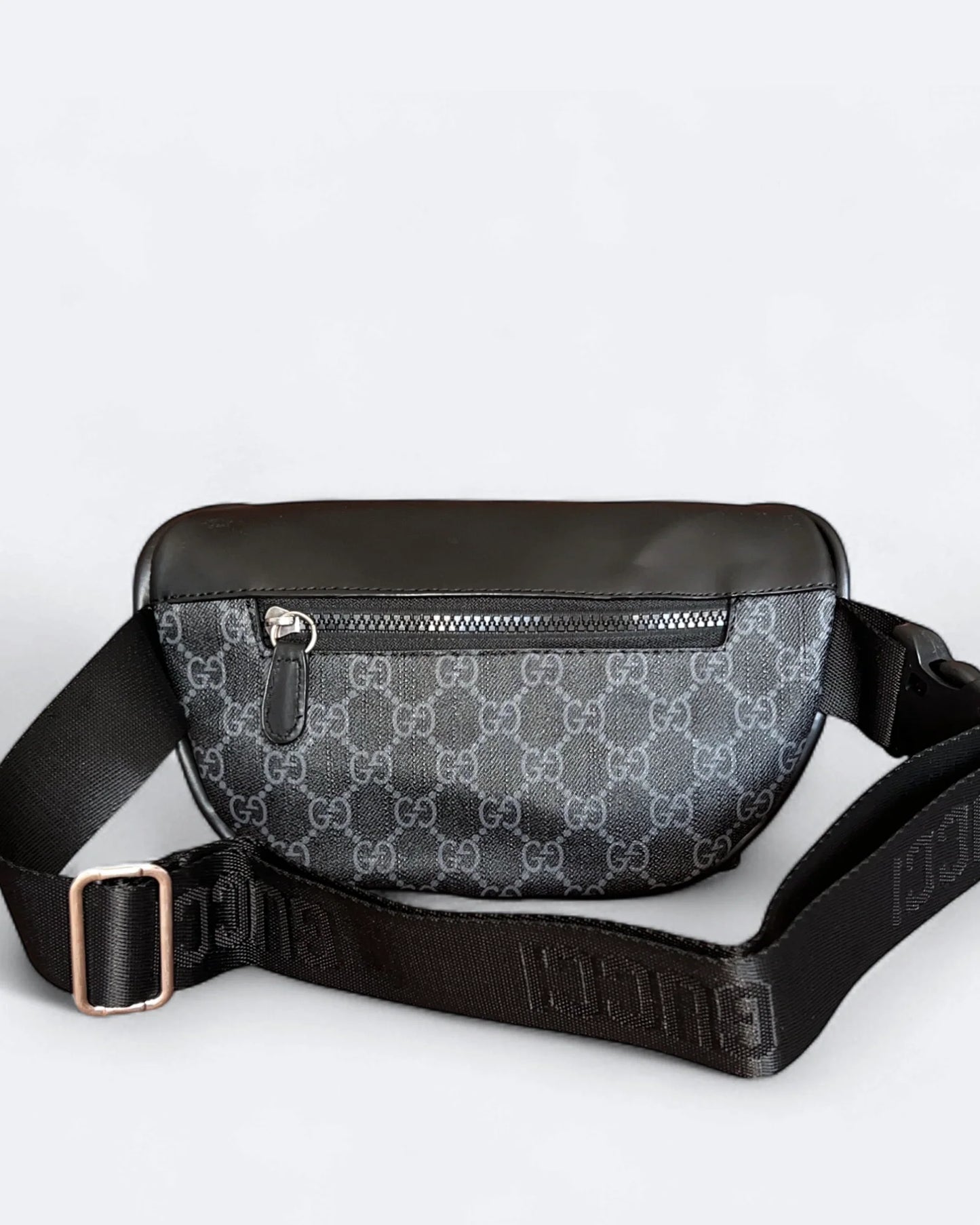 Gucci - GG Canvas Crossbody Bag - Black