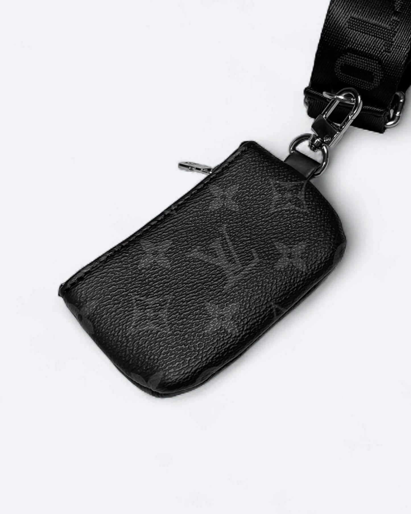 LVTN - Pattern Duo Messenger Bag - Black