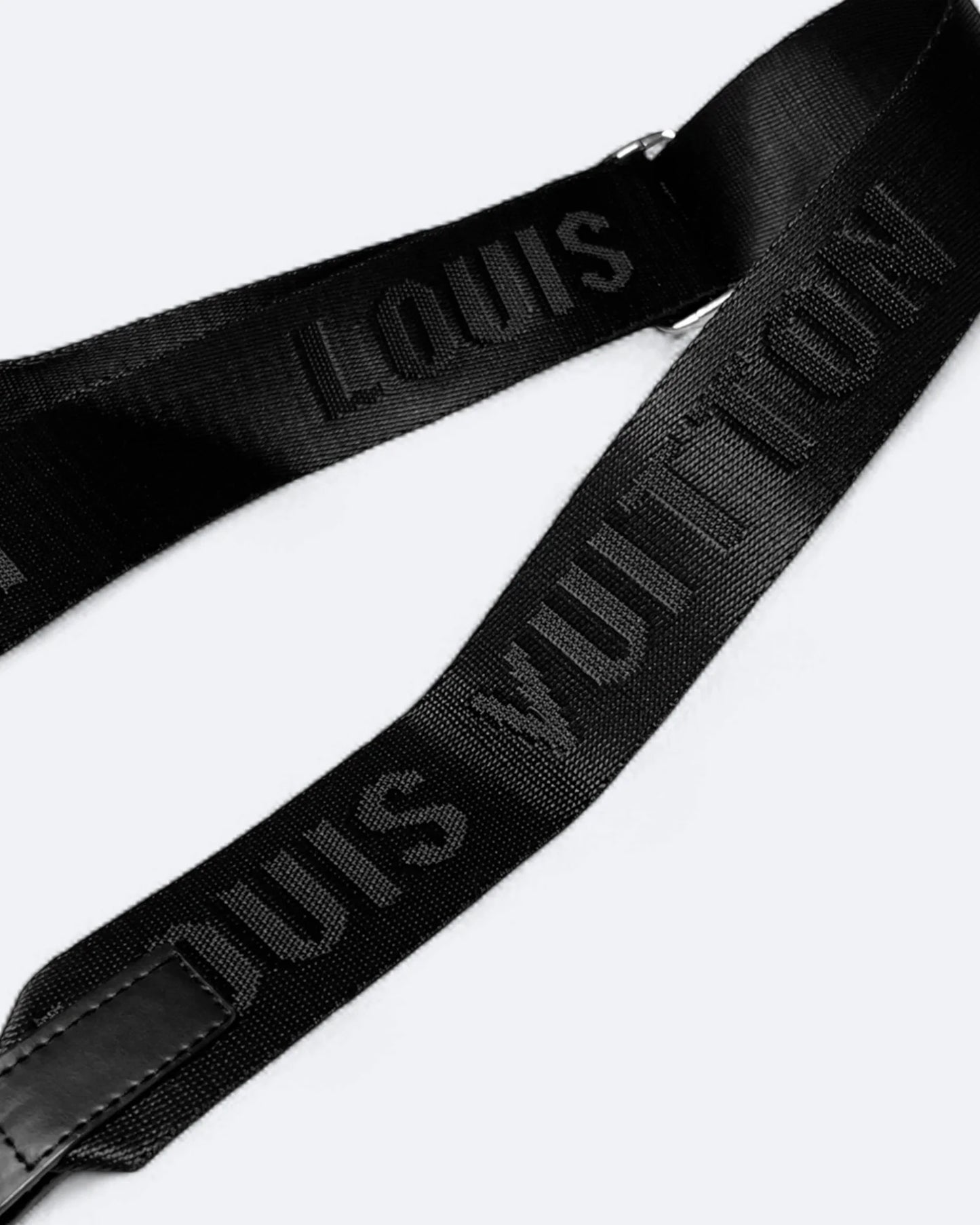 LVTN - Pattern Duo Messenger Bag - Black