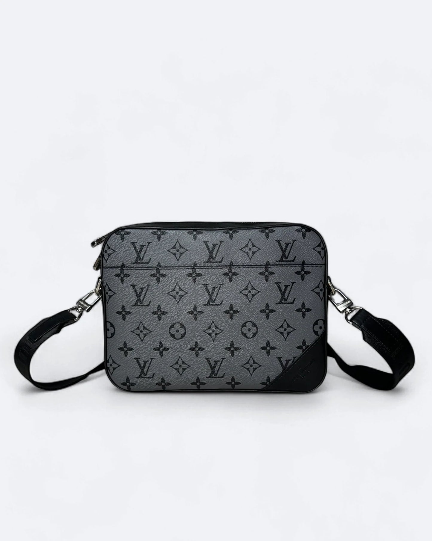 LVTN - Pattern Duo Messenger Bag - Gray