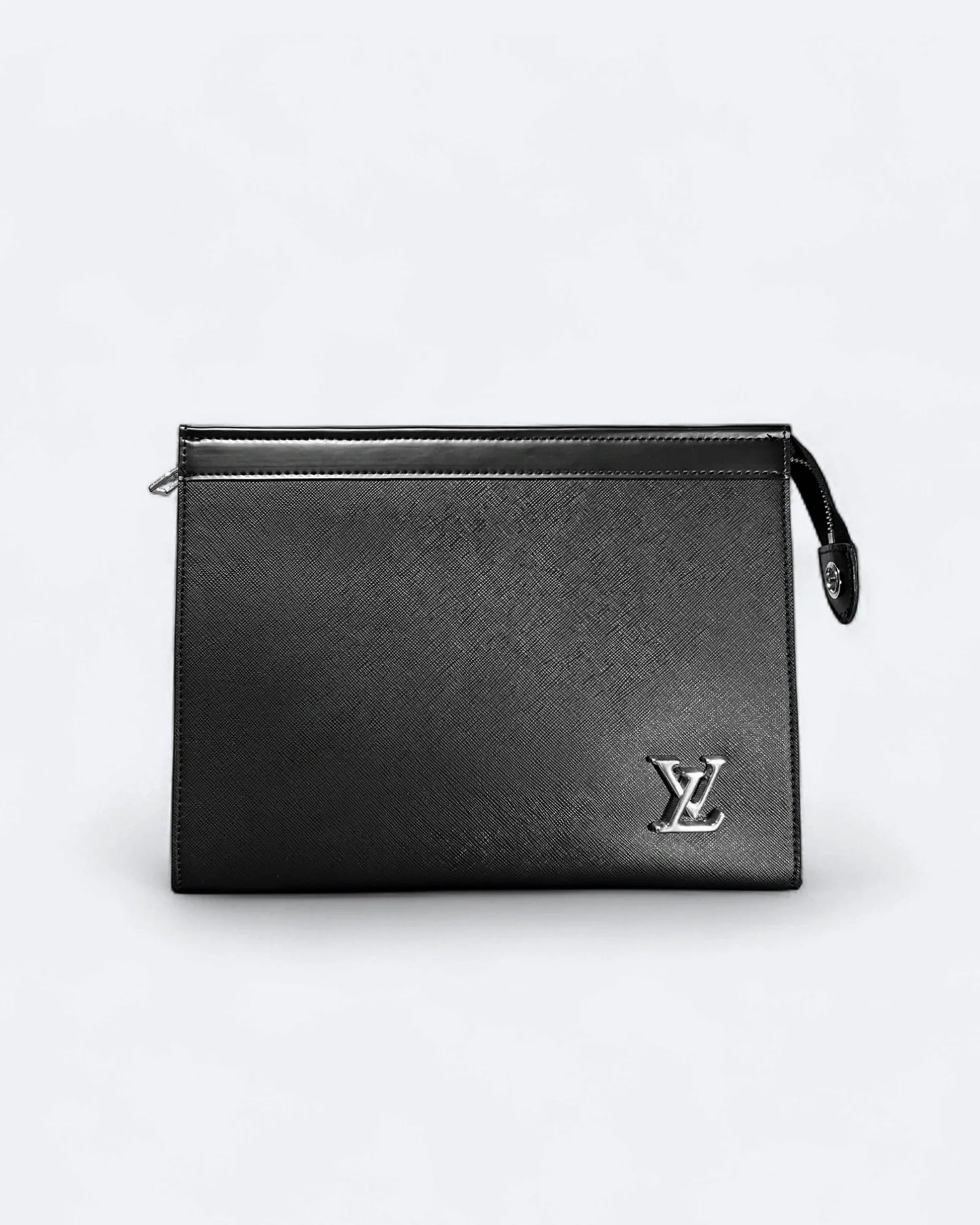 LVTN - Silver Pin Clutch - Black