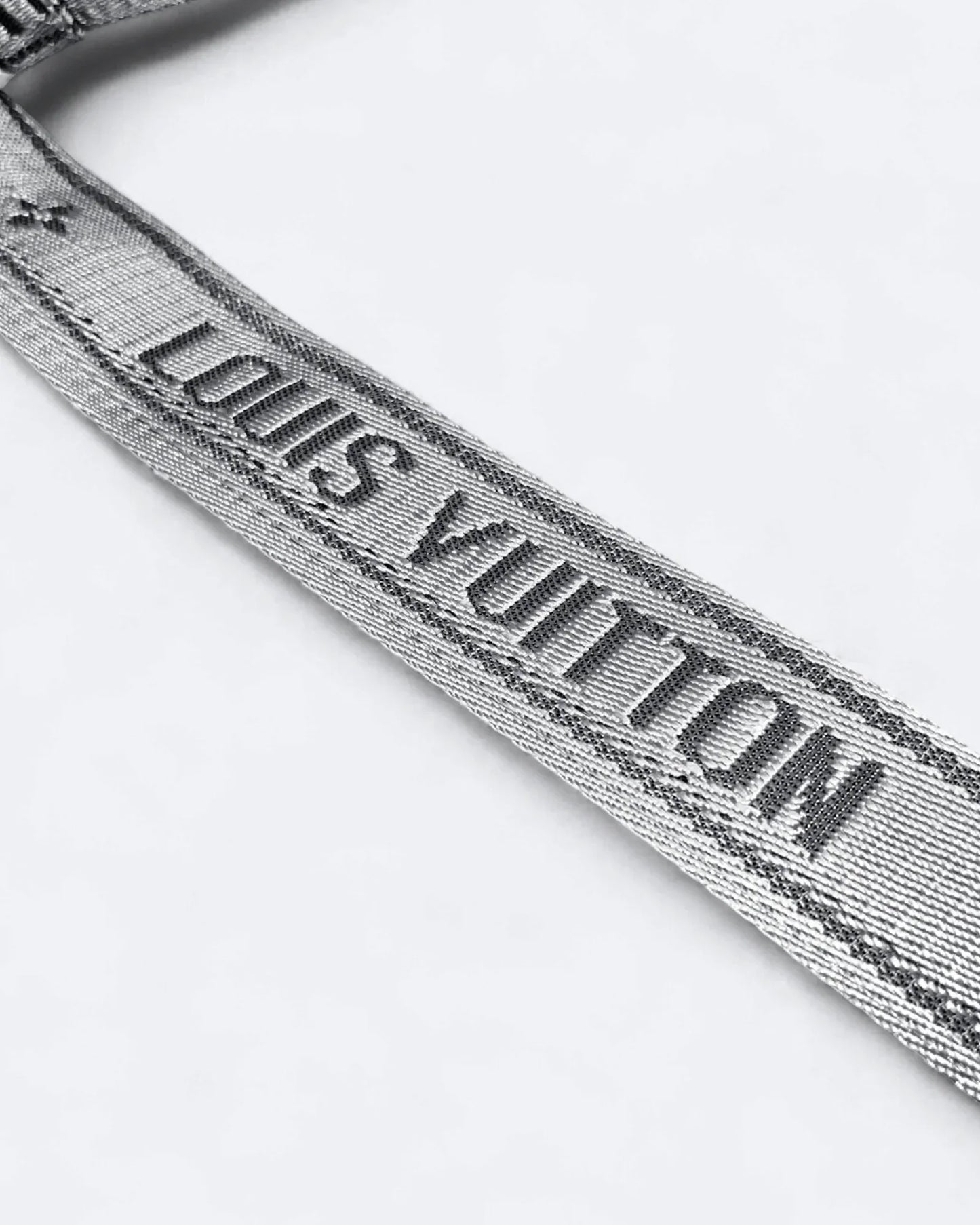 LVTN - Leather Mini Messenger Bag - Light Gray