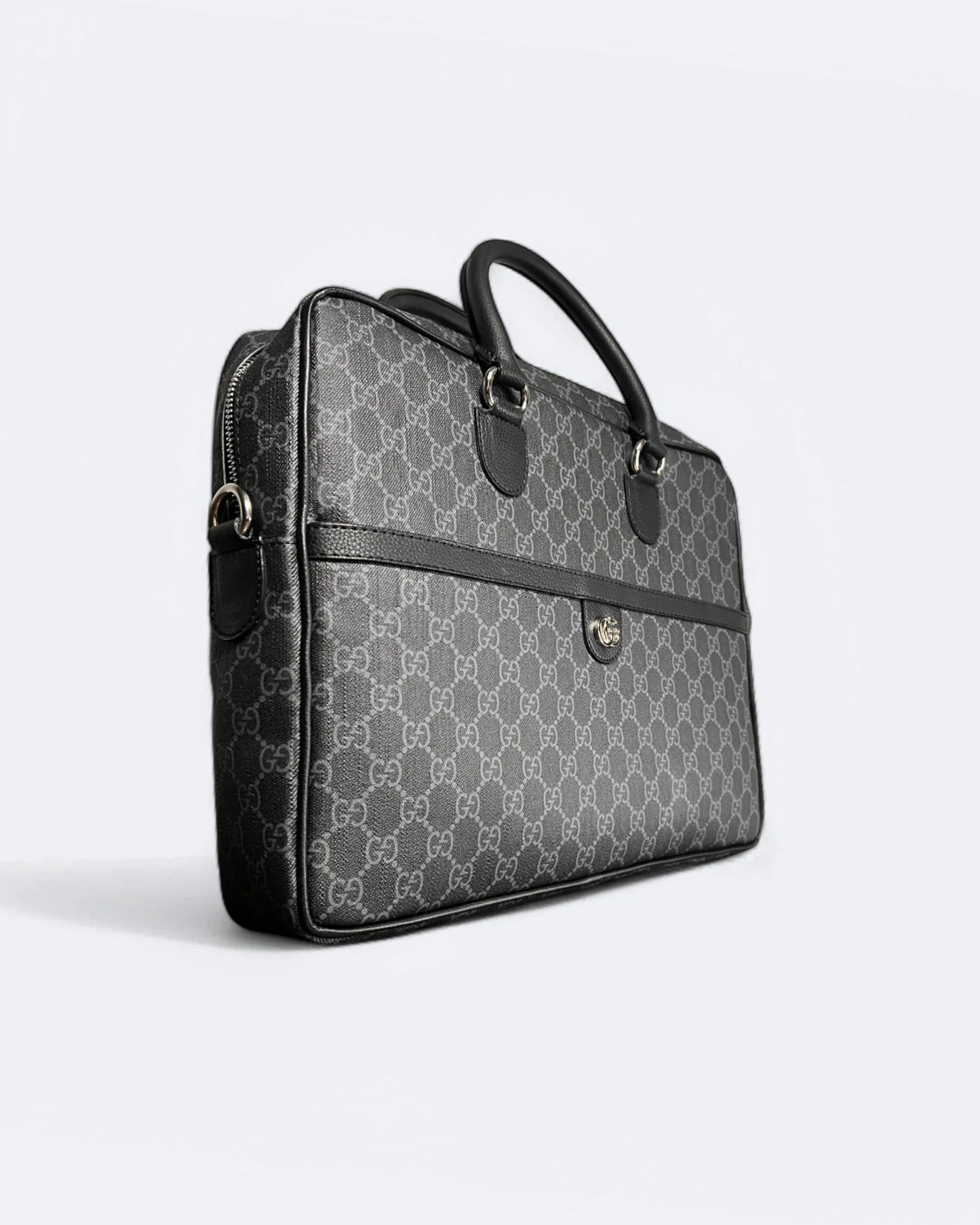 Gucci - GG Pattern Briefcase - Black
