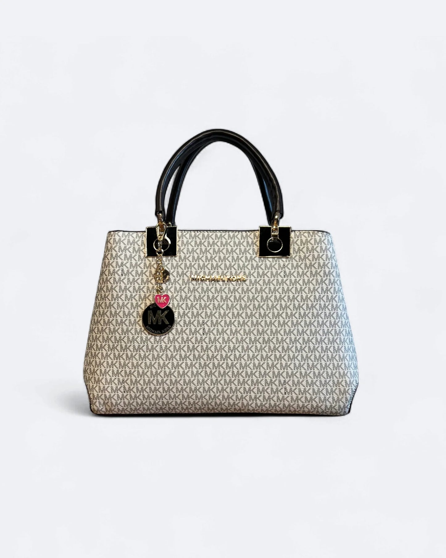 Michael Kors - MK Pattern Large Bag - Beige