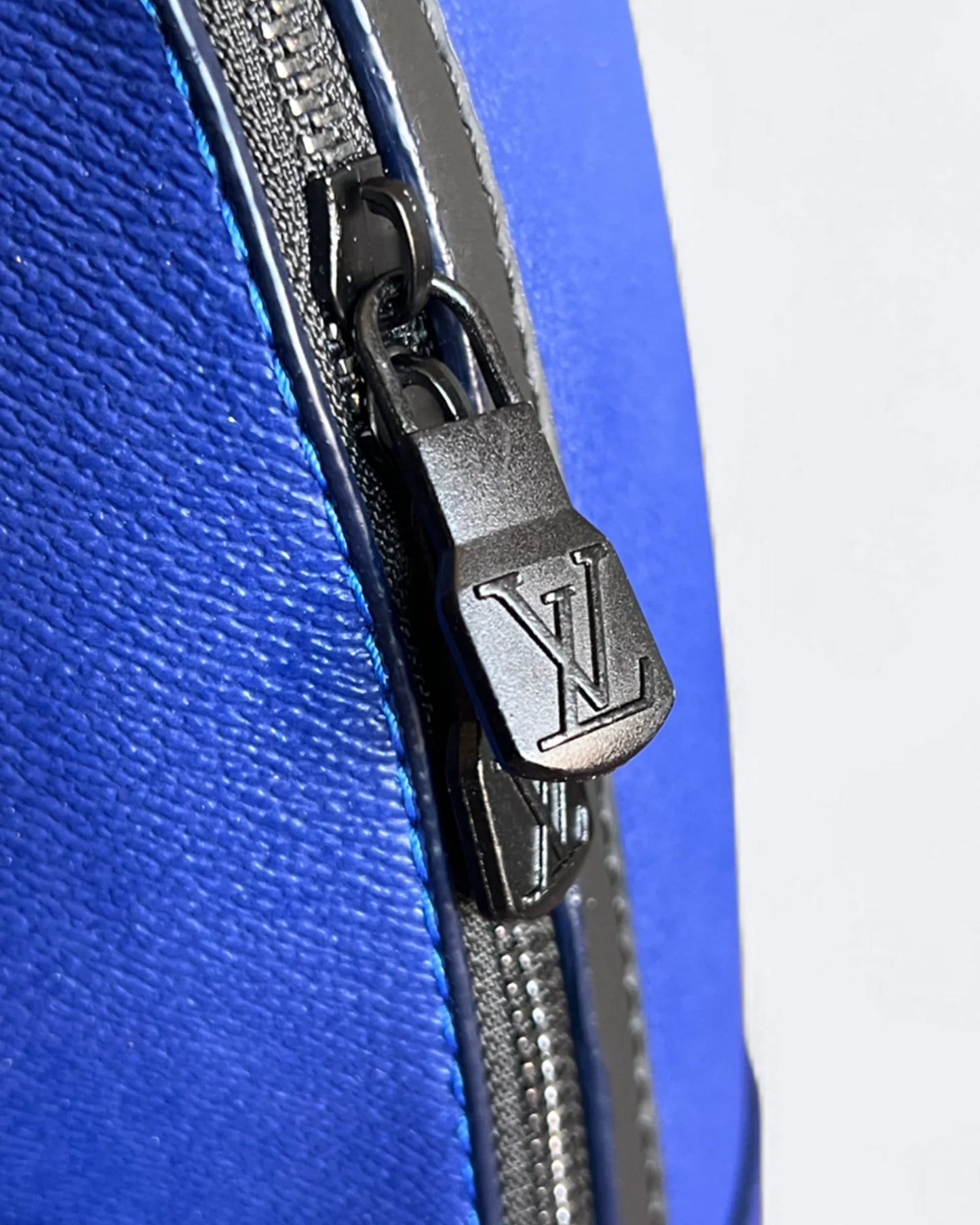 Louis Vuitton - Leather Takeoff Backpack - Blue