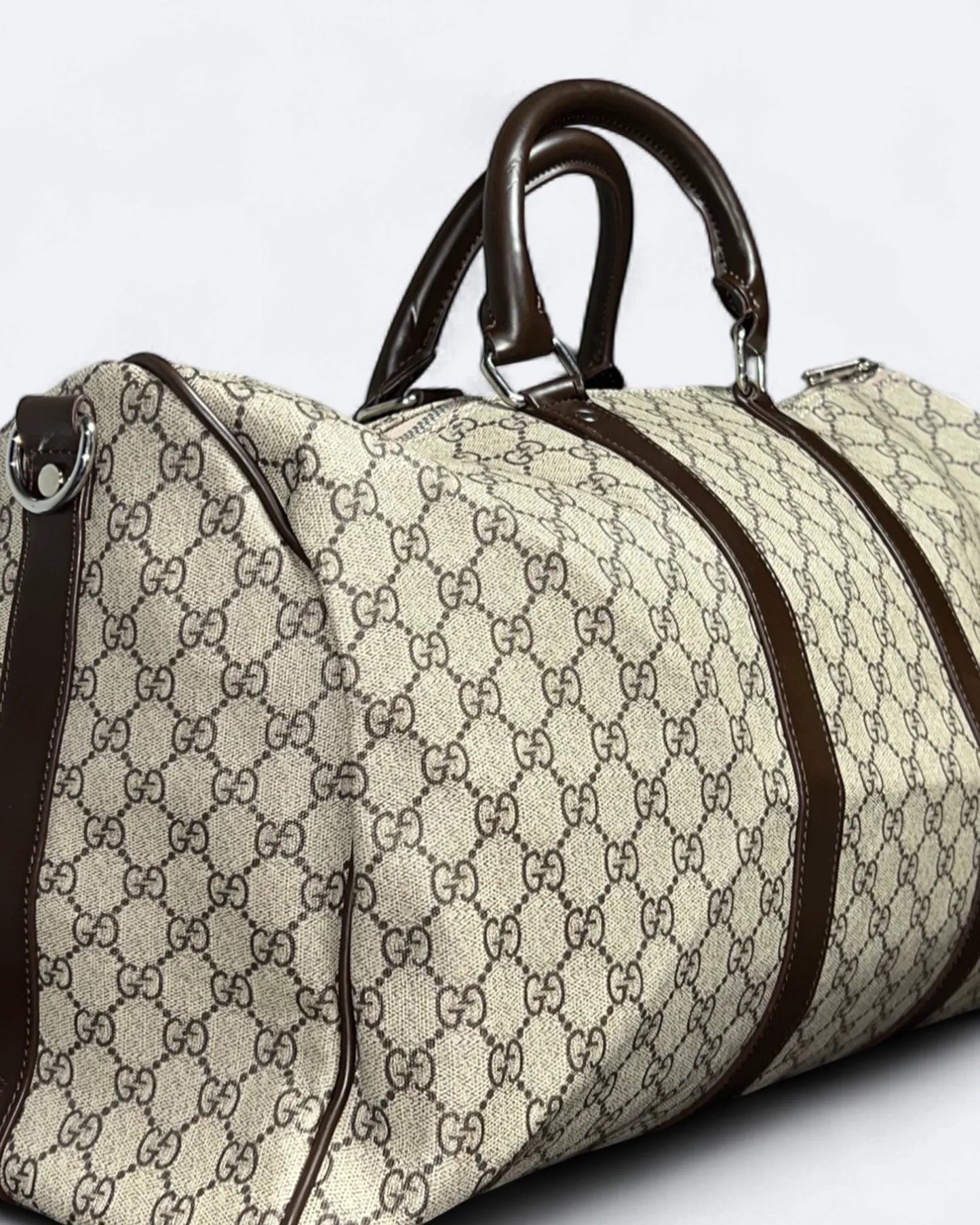Gucci - GG Pattern Duffle Bag - Beige