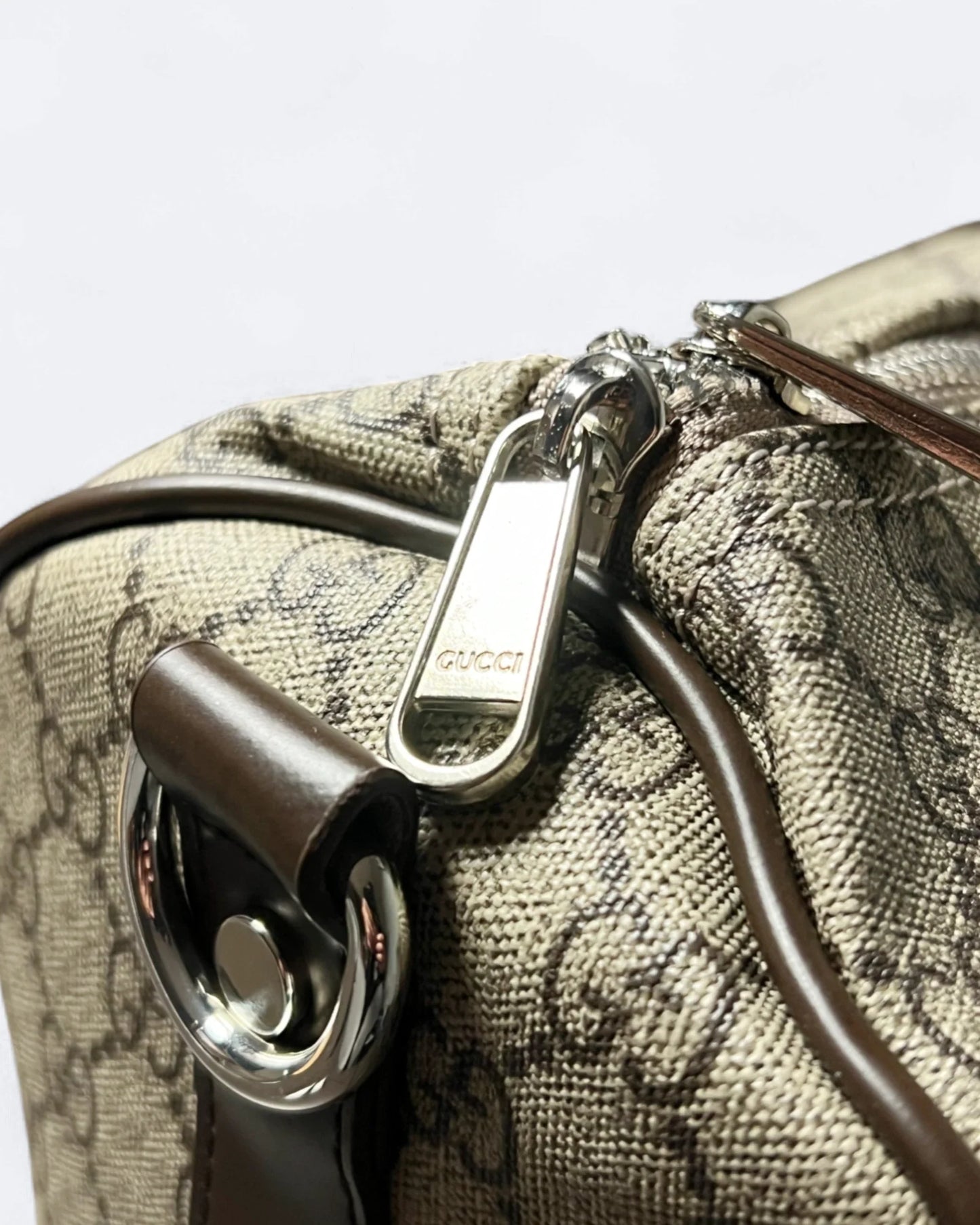 Gucci - GG Pattern Duffle Bag - Beige