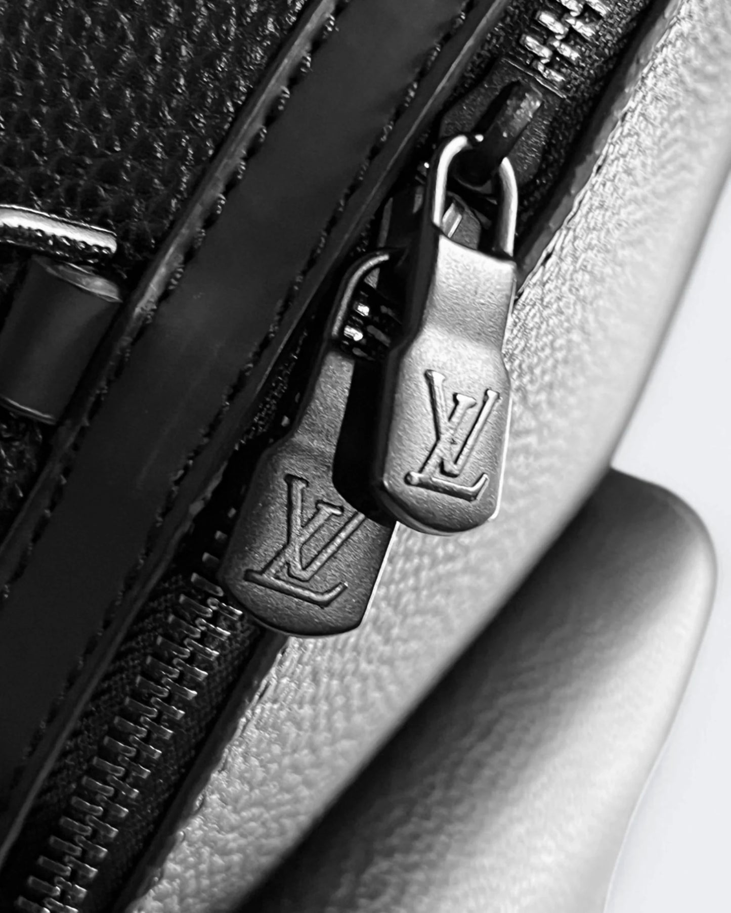 Louis Vuitton - Leather Takeoff Backpack - Black
